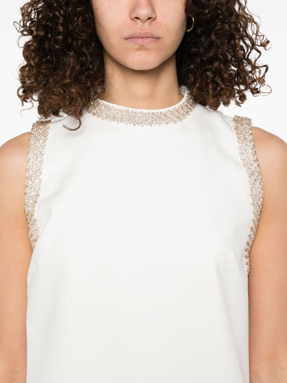 rhinestone-embellished mini dress Product Image