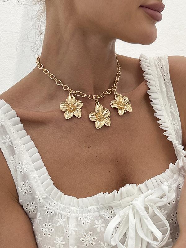 Flower Shape Necklaces Accessories Product Image