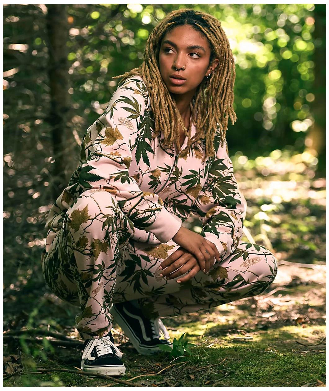Your Highness Autumn Camo Pink Sweatpants Product Image