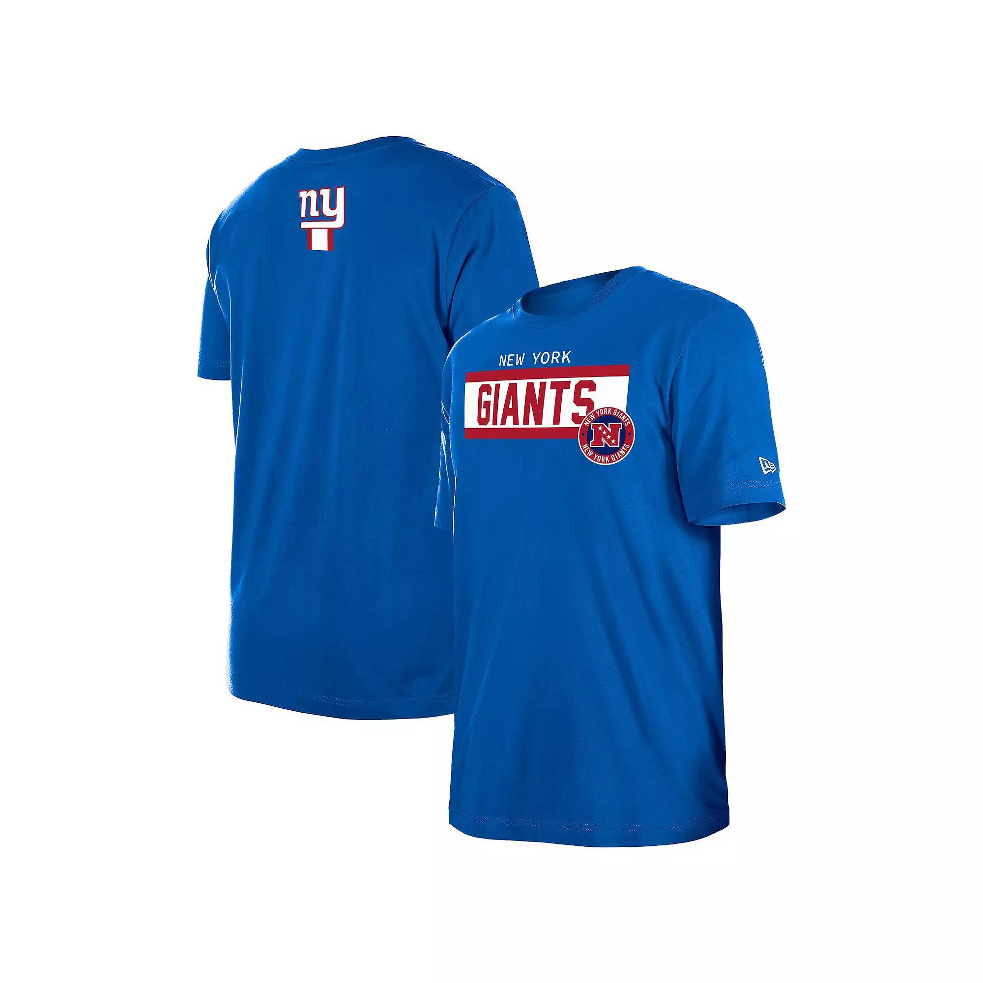 Men's New Era Blue New York Giants 3rd Down Domestic T-Shirt,  Product Image