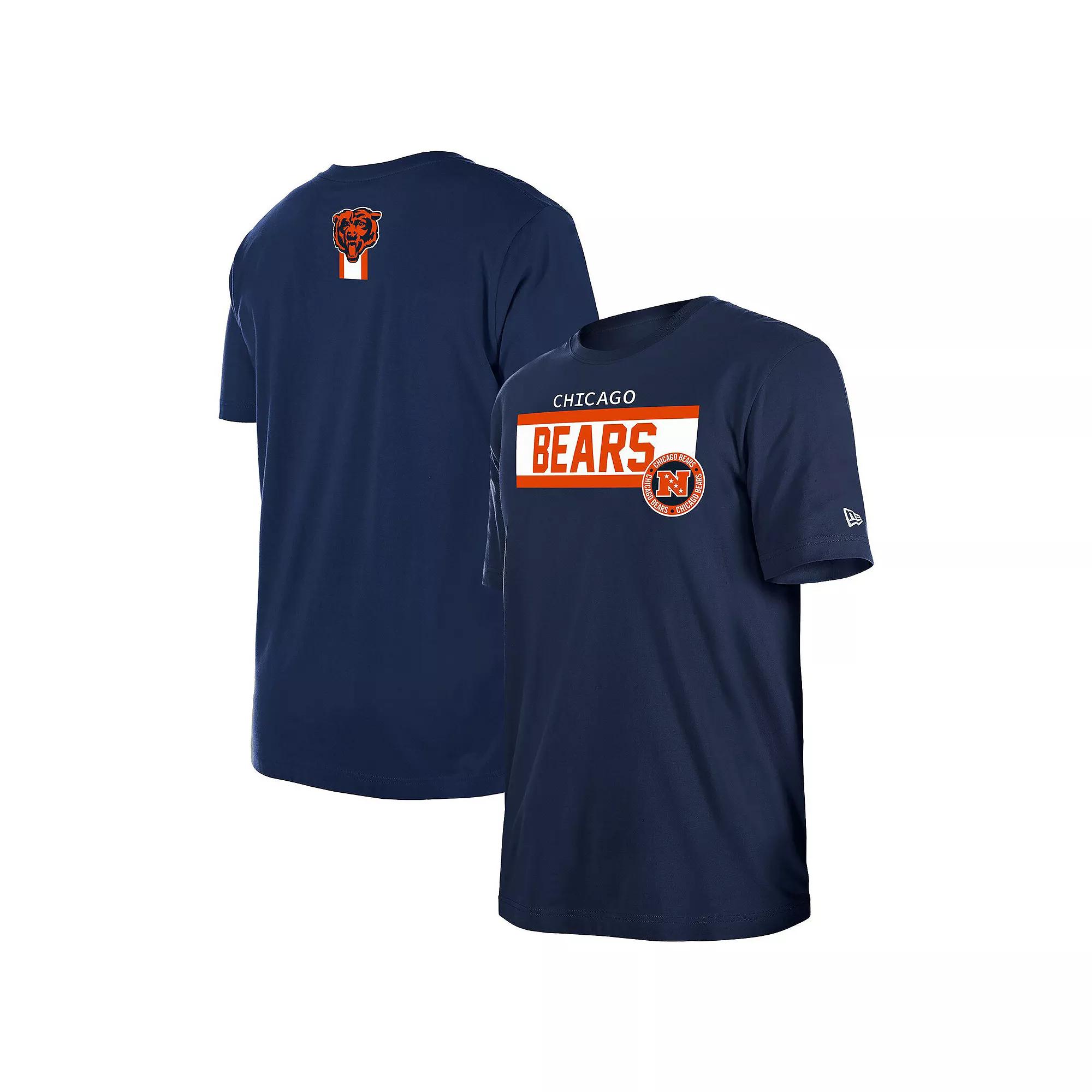 Men's New Era Navy Chicago Bears 3rd Down Domestic T-Shirt,  Product Image