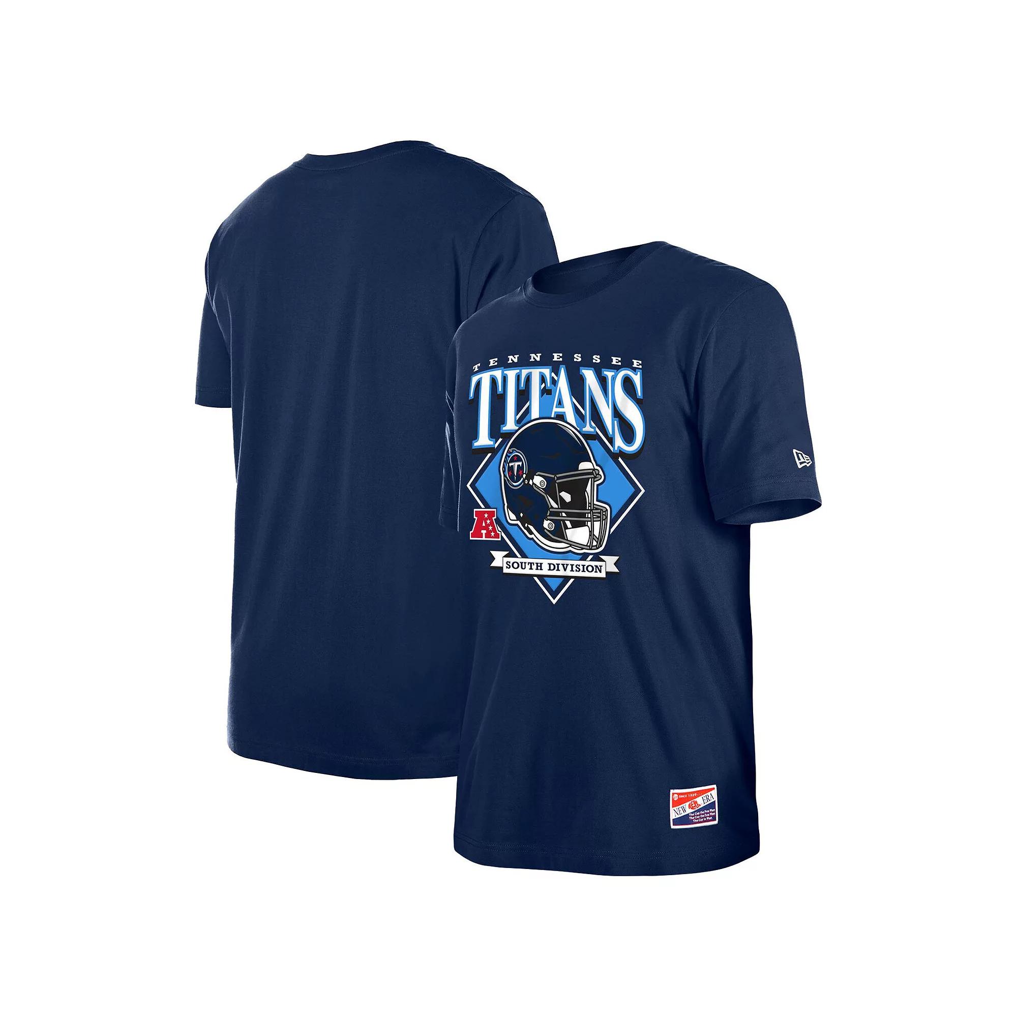 Men's New Era Navy Tennessee Titans Team Logo T-Shirt, Size: Medium, Blue Product Image