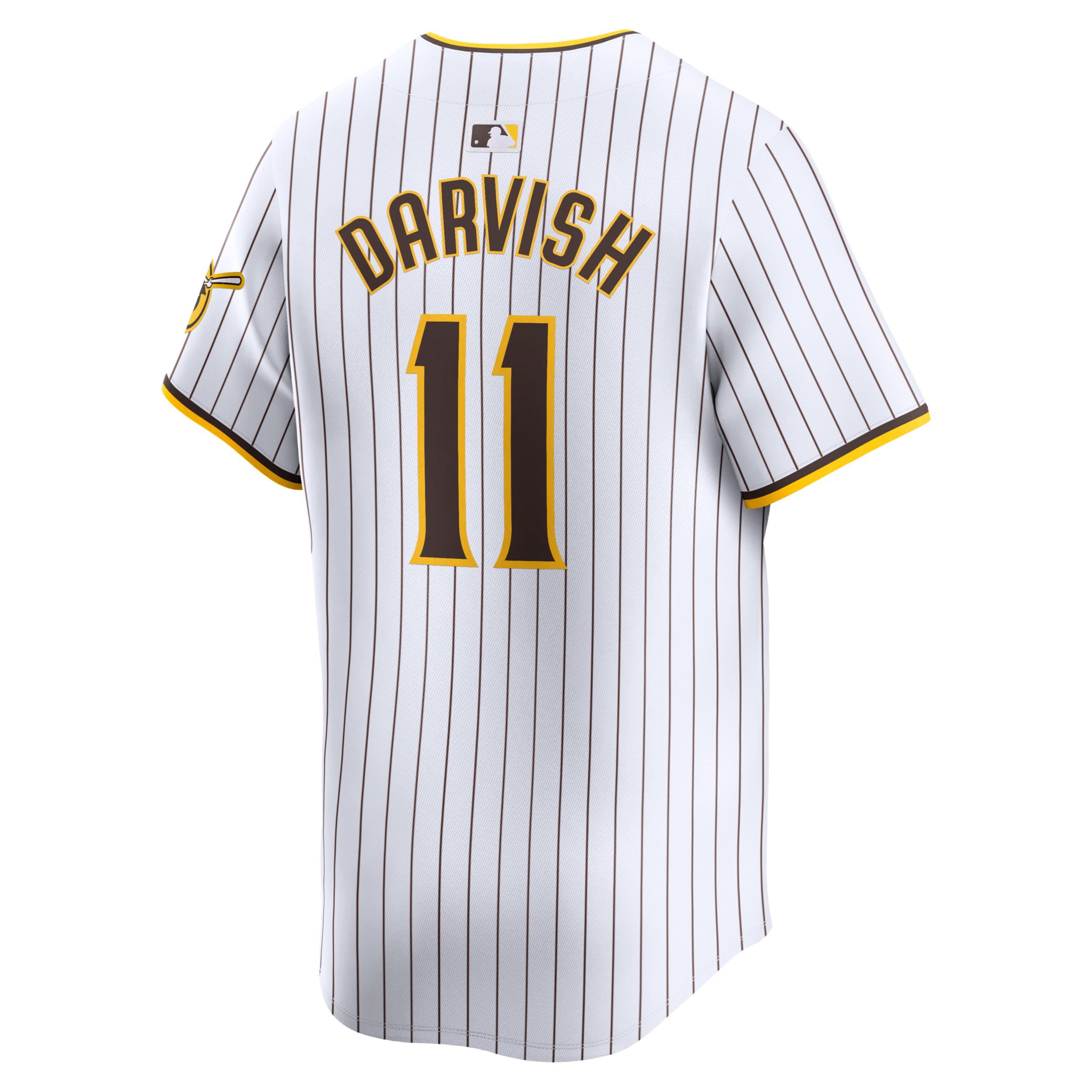 Men's Nike Yu Darvish White San Diego Padres Home Limited Player Jersey,  Product Image