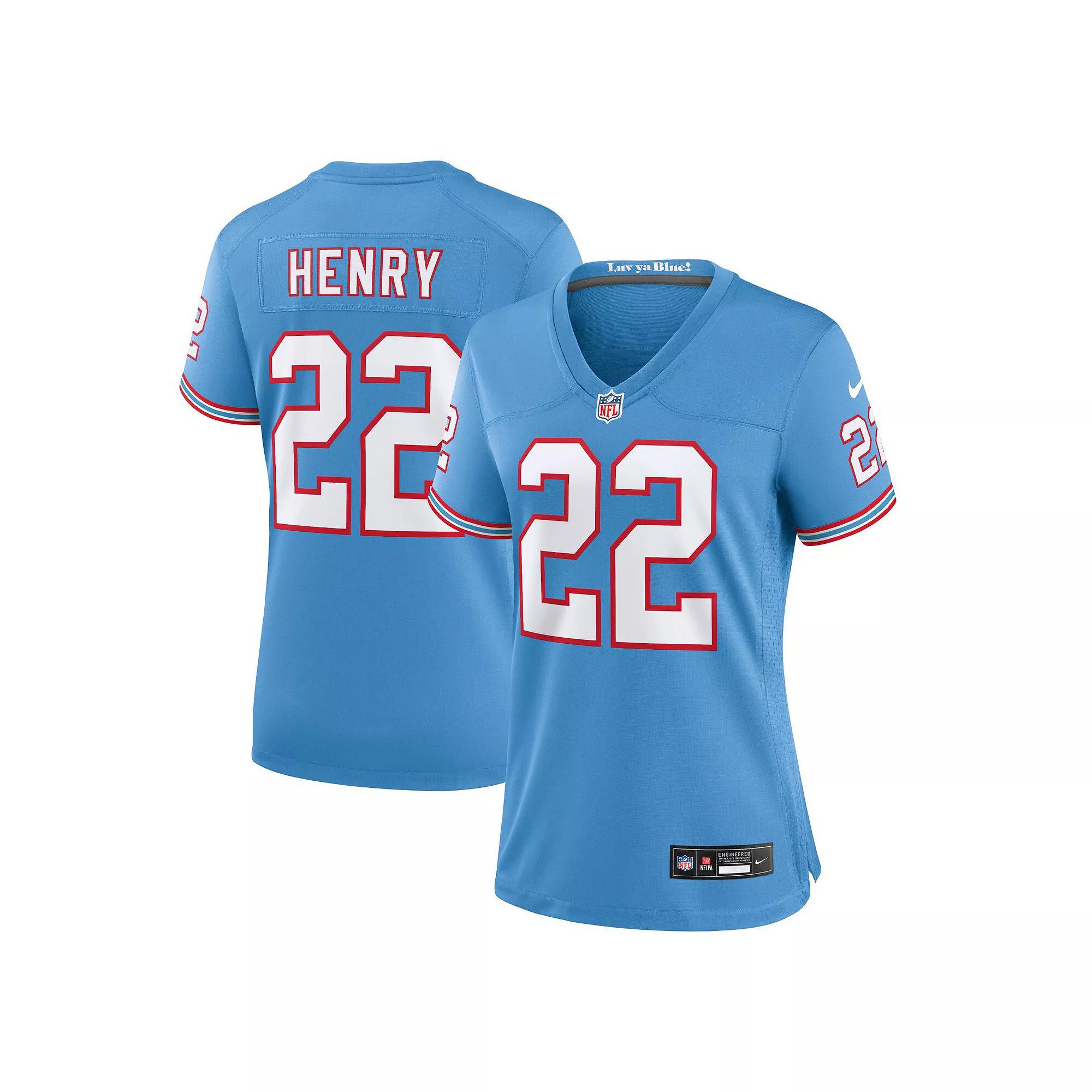 Women's Nike Derrick Henry Light Blue Tennessee Titans Player Jersey, Size: XL Product Image