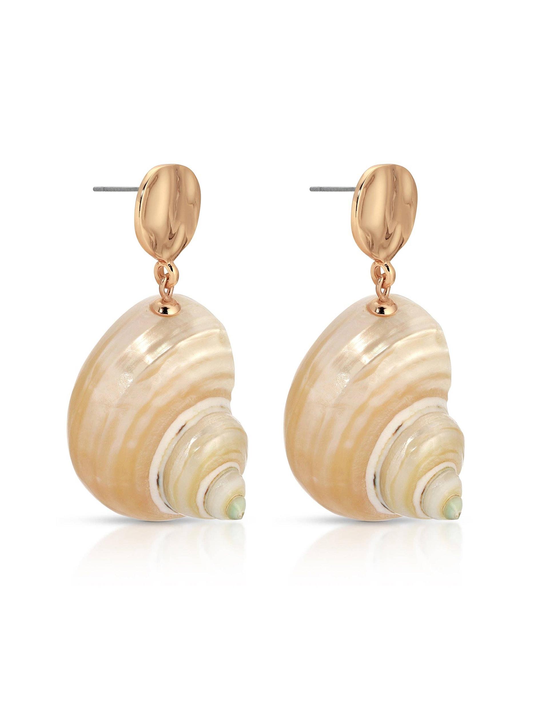 Sunken Treasure Shell Earrings Product Image