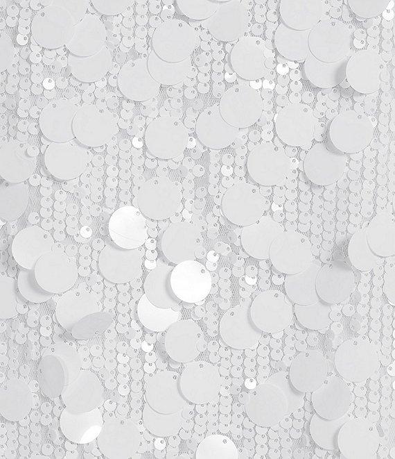 Trina Turk Singles Sequin Keyhole Neck Bracelet Sleeve Maxi Dress Product Image