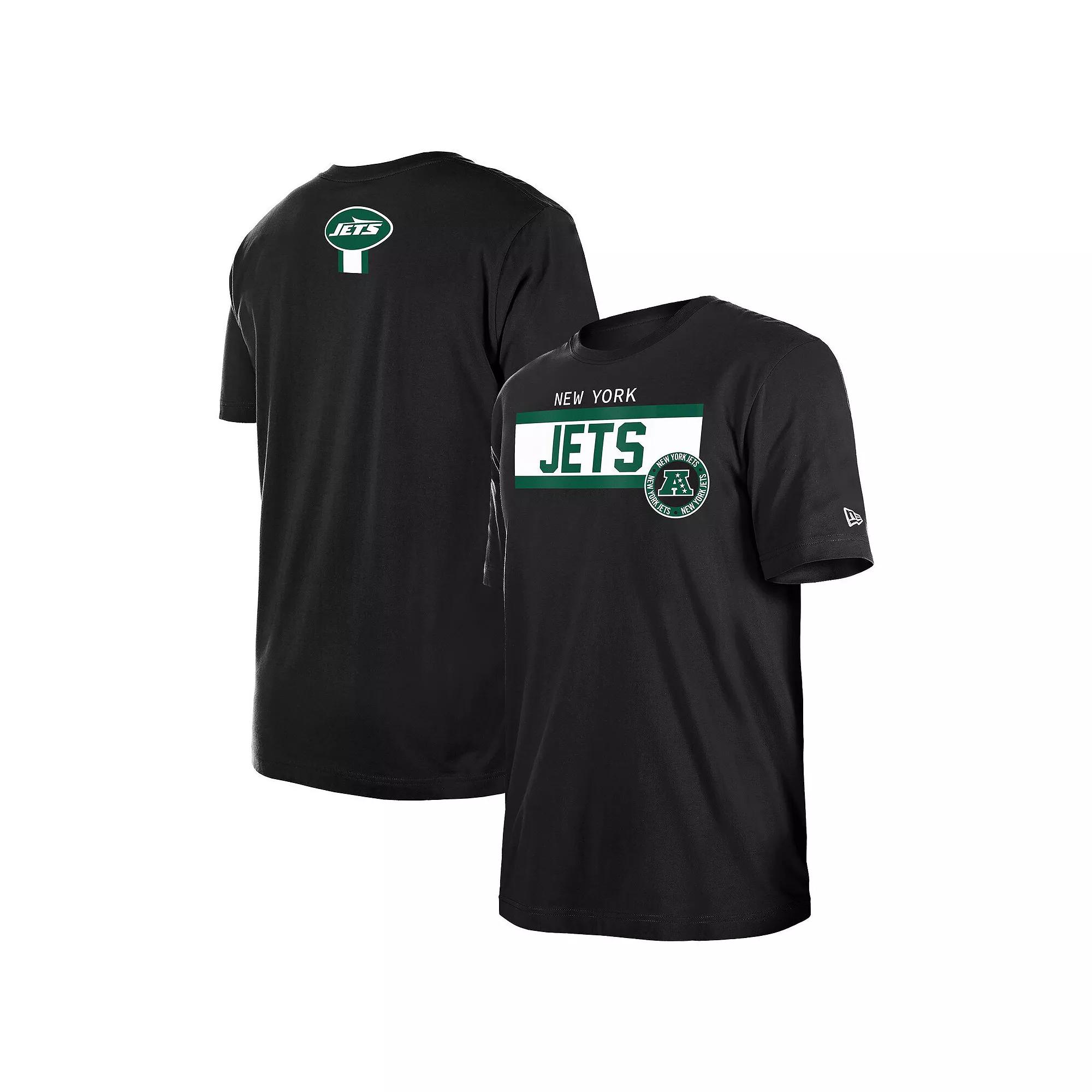 Men's New Era Black New York Jets 3rd Down Domestic T-Shirt,  Product Image