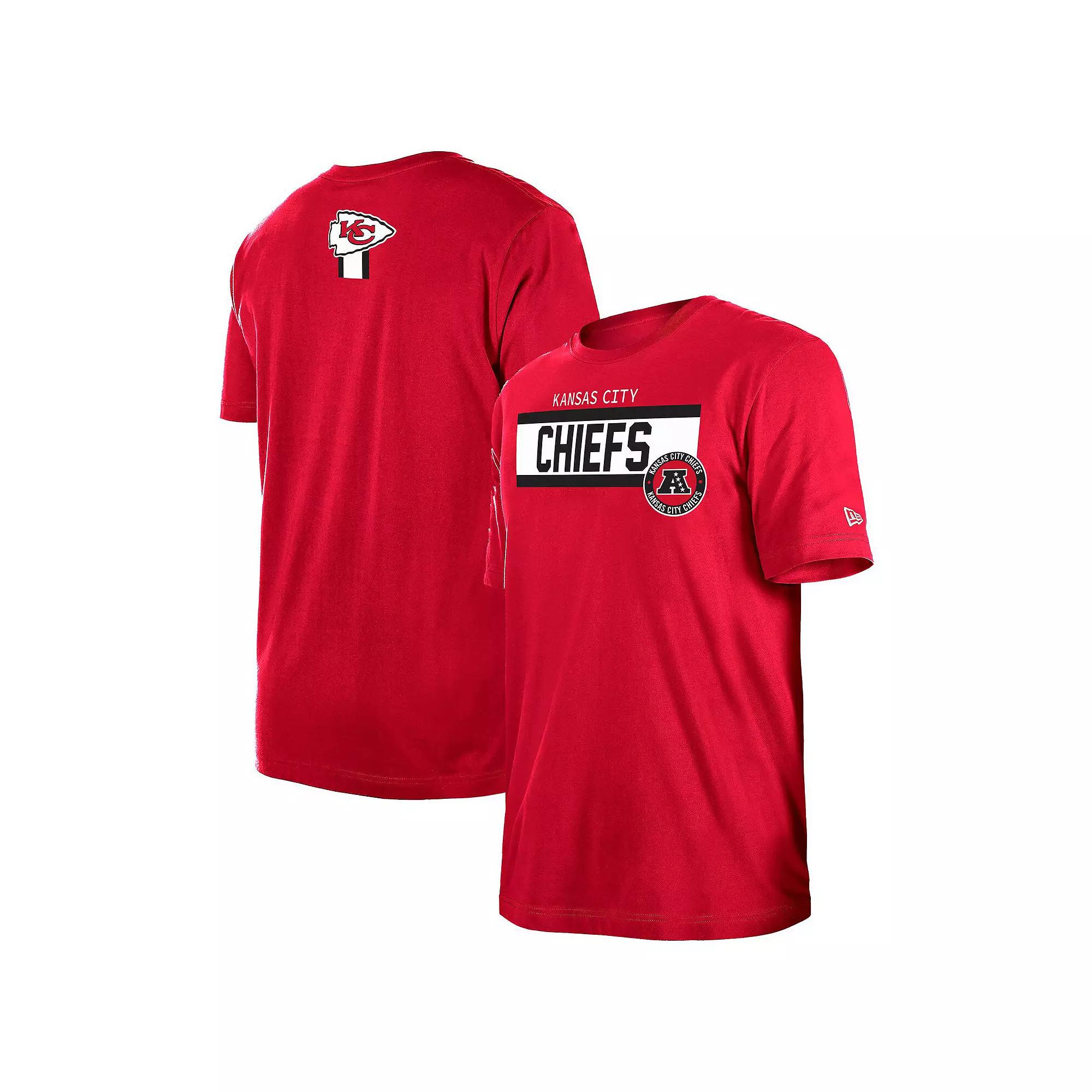 Men's New Era Red Kansas City Chiefs 3rd Down Domestic T-Shirt,  Product Image
