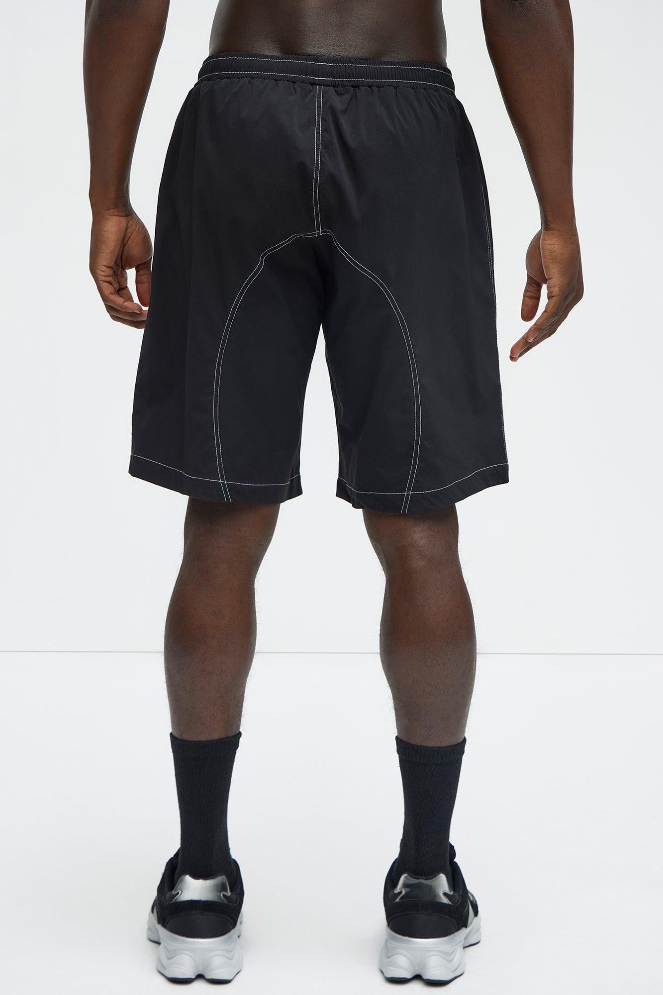 Snap Up Tech Shorts - Black Product Image