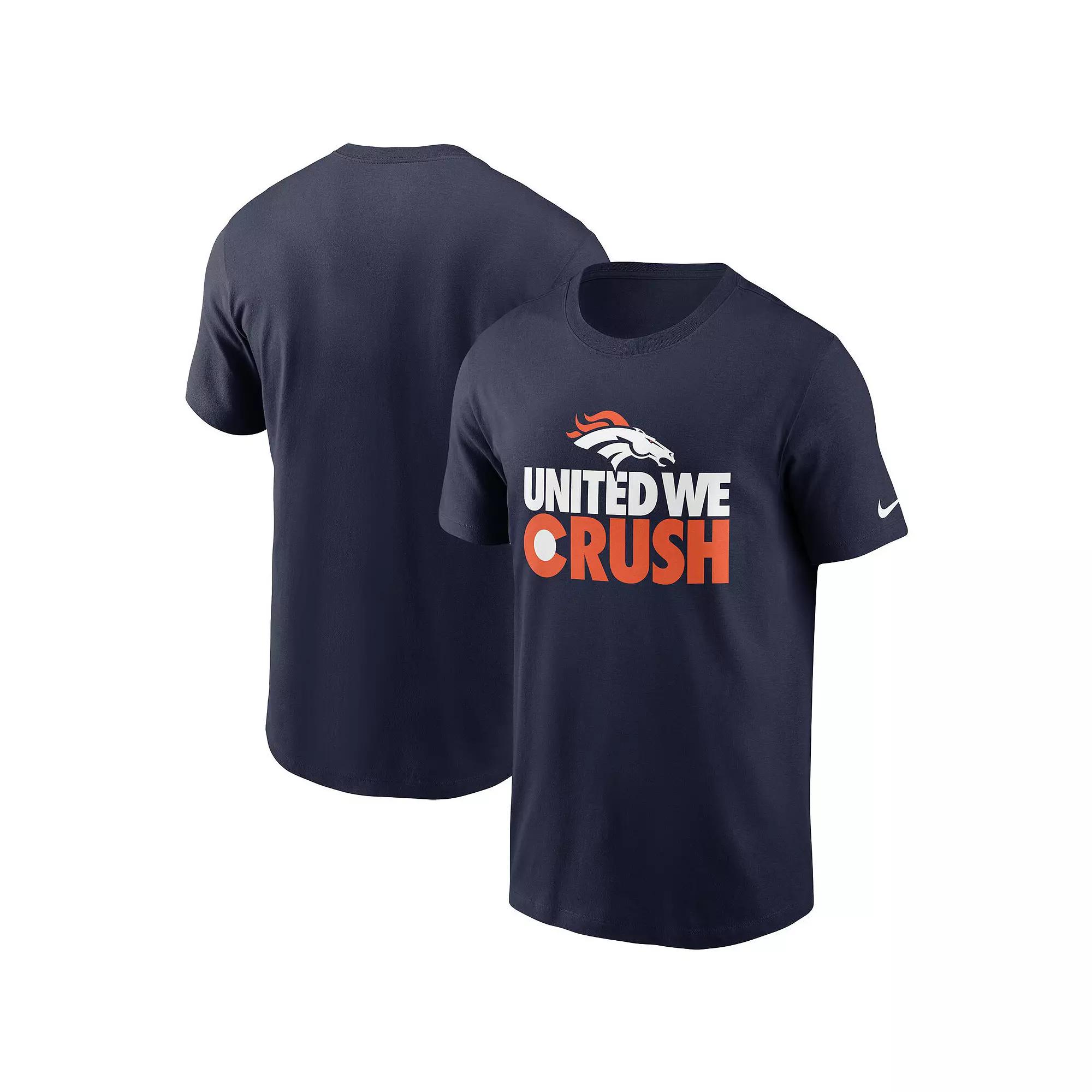 Men's Nike Navy Denver Broncos Hometown Collection Crush T-Shirt,  Product Image