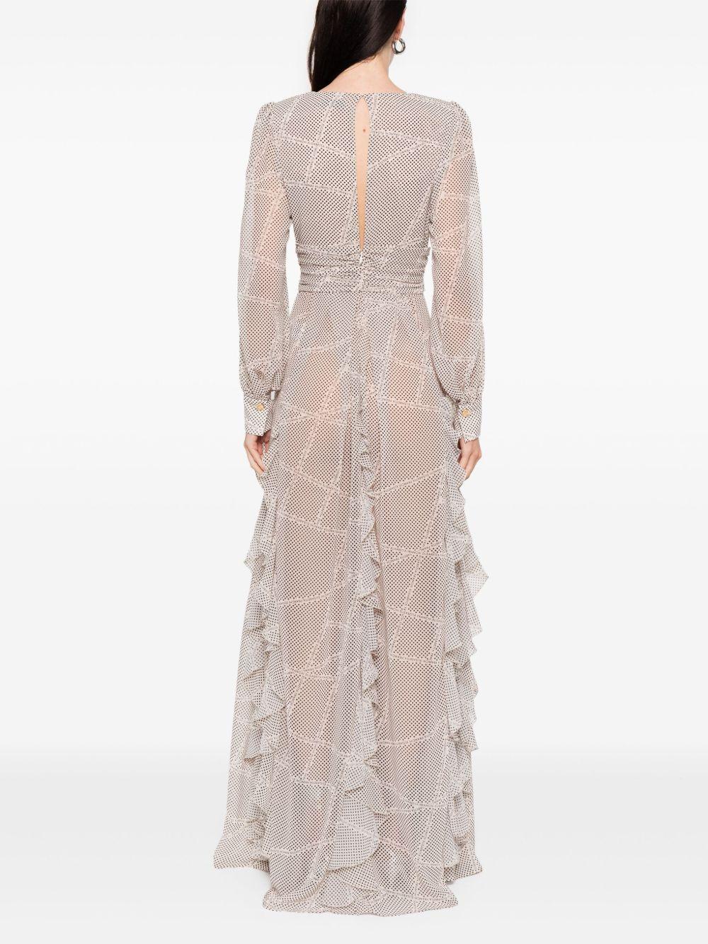 polka-dot maxi dress Product Image