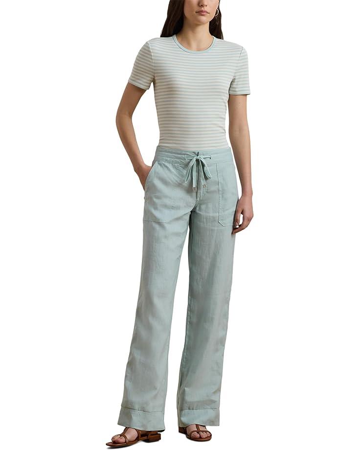 Geo-Print Stretch Cotton Boatneck Tee Product Image