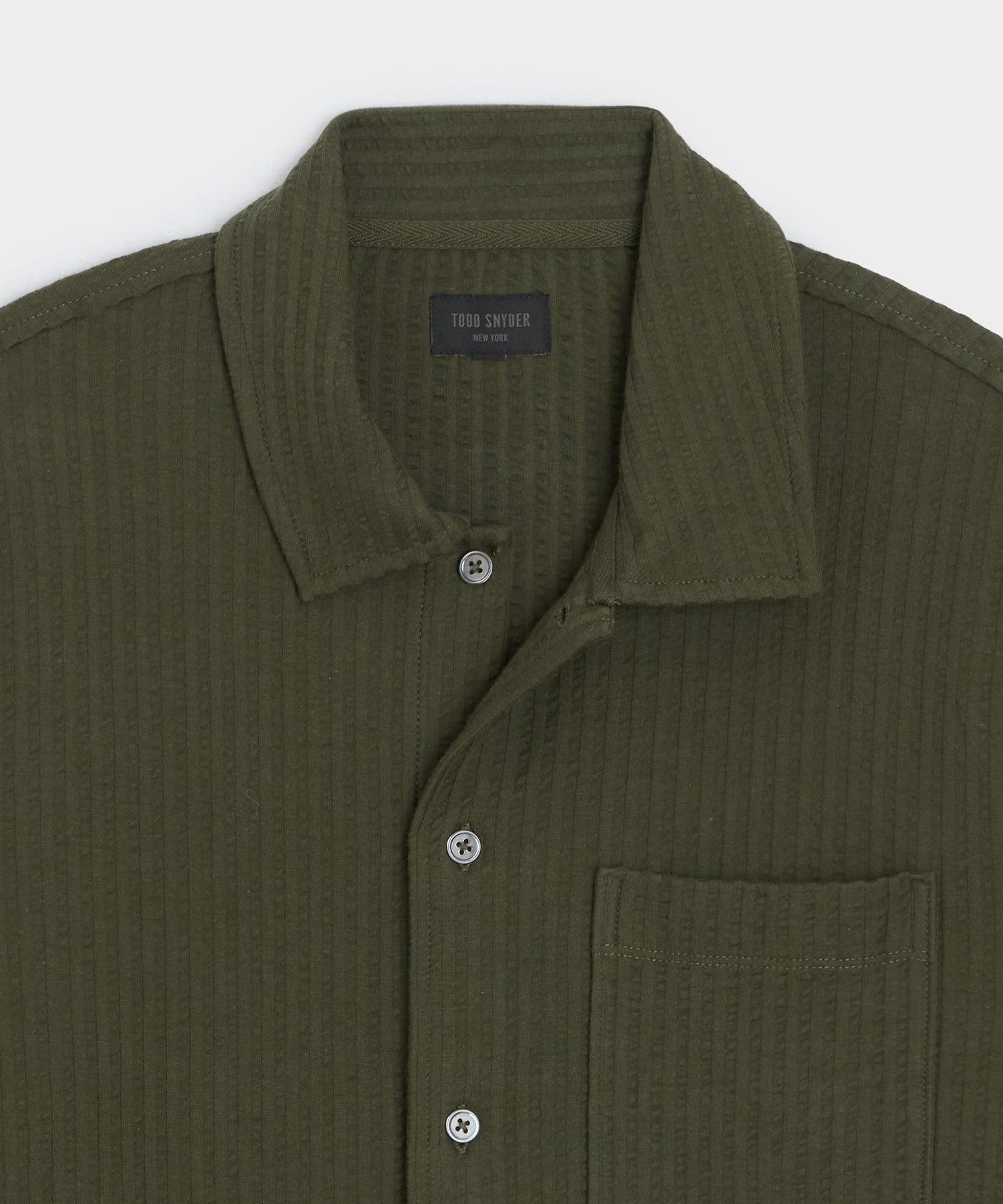 Knit Seersucker Shirt Product Image