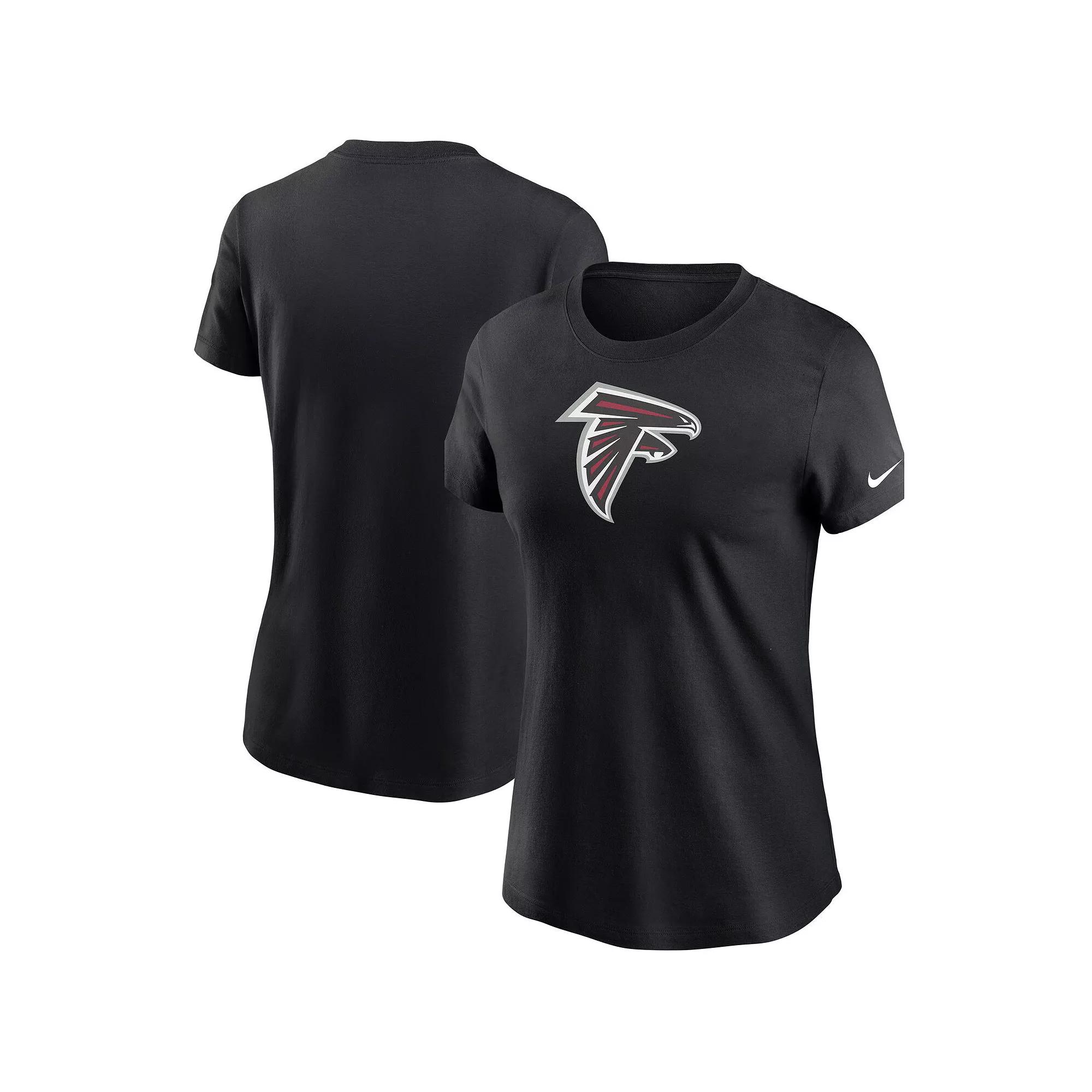 Women's Nike Black Atlanta Falcons Logo Essential T-Shirt, Size: Large Product Image