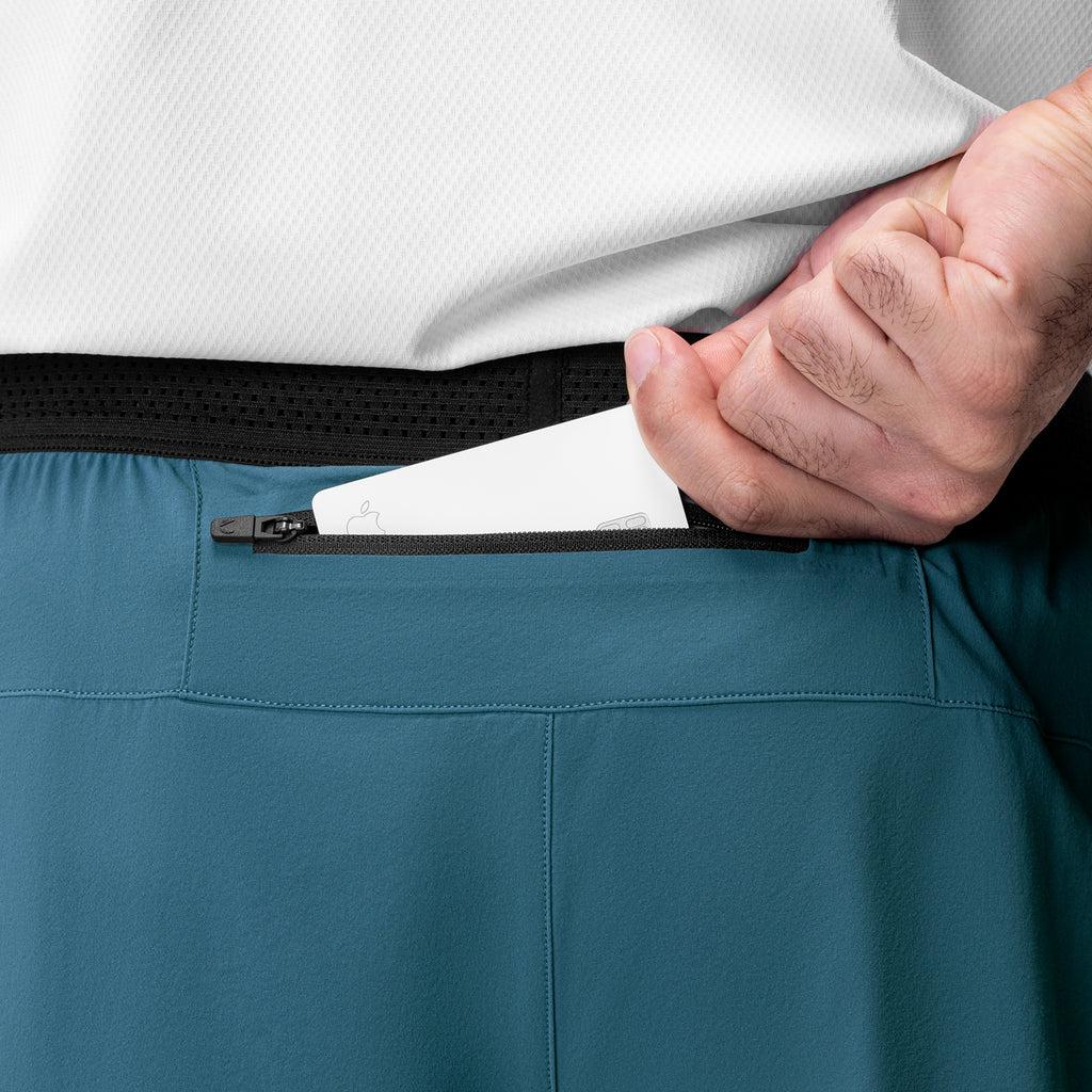 0953. Aerotex™ Hybrid Liner Short - Storm/Black Product Image