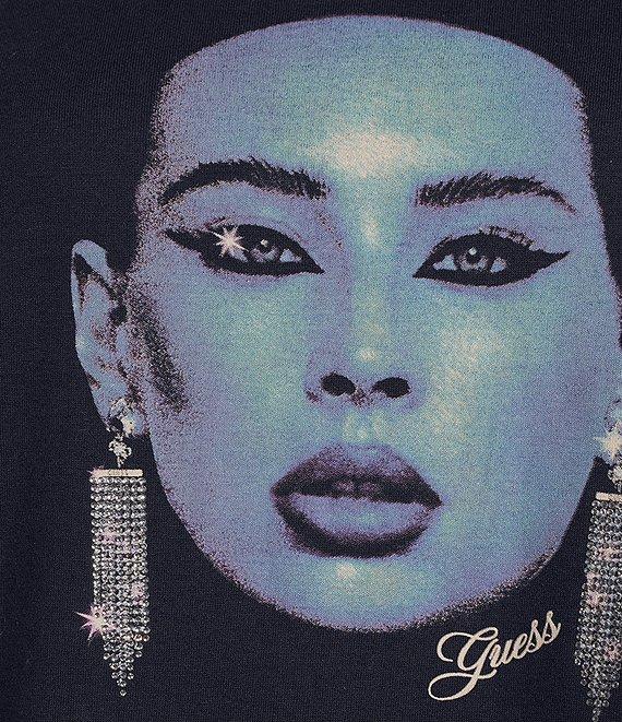 Guess Short Sleeve Sometimes Easy Graphic T-Shirt Product Image