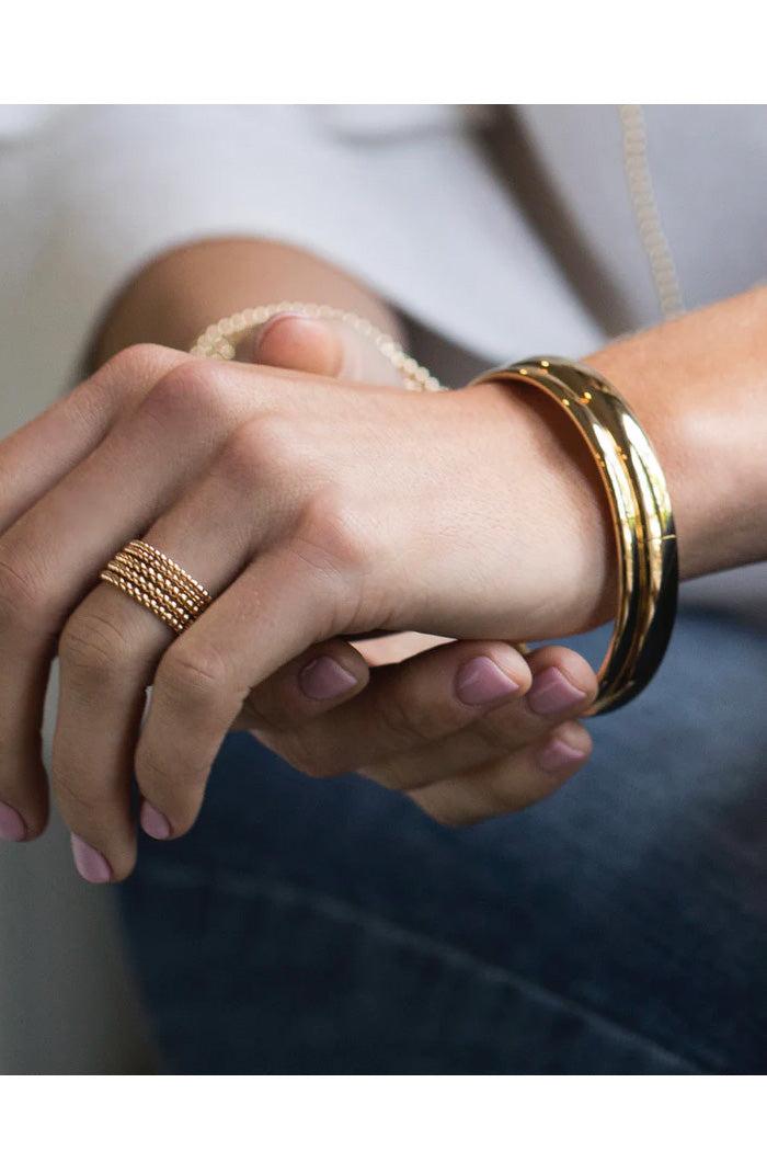 Cherish Gold Medium Bangle Bracelet Product Image