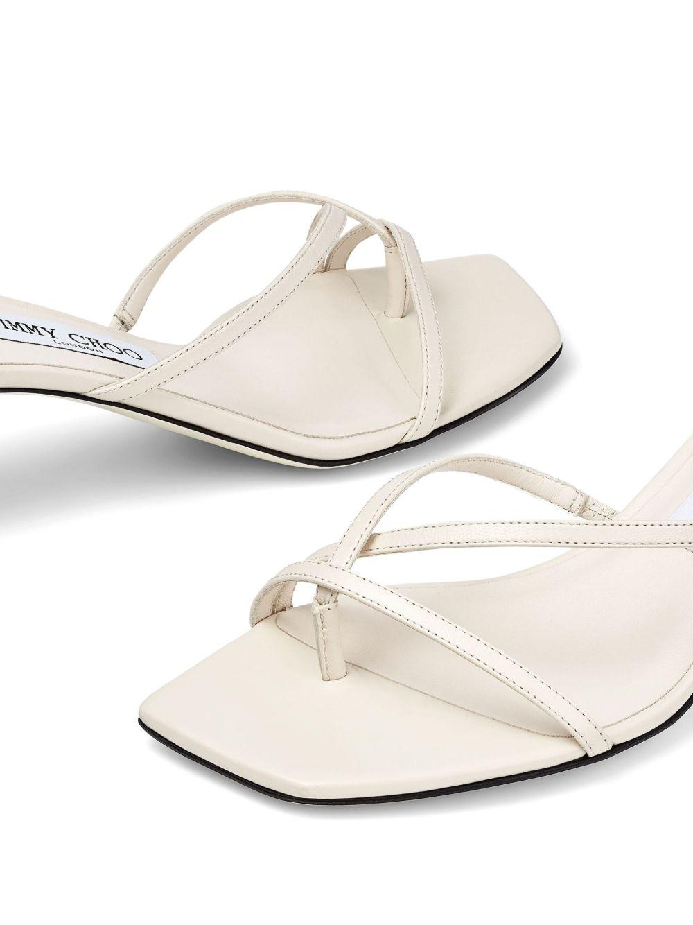 50mm Etana strappy leather mules Product Image