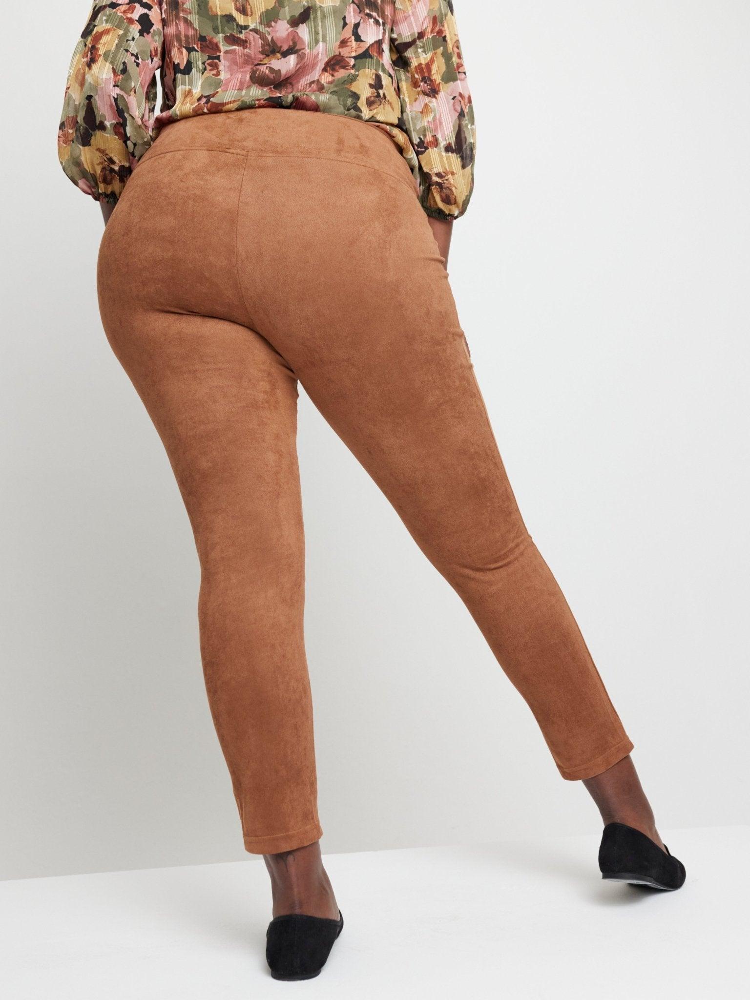 Roz & Ali Tummy Control Faux Suede - Plus Product Image