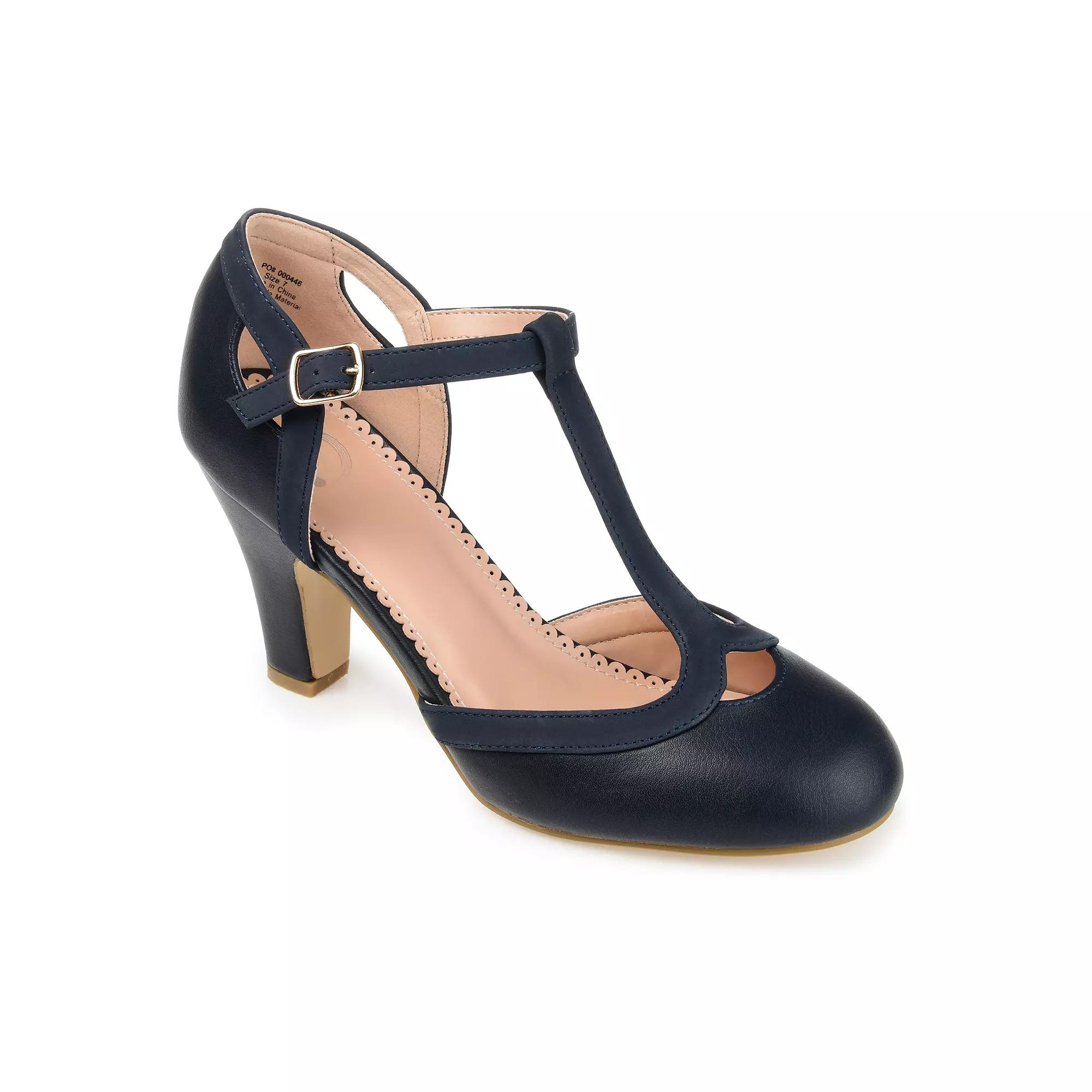 Journee Olina Women's Mary Jane Heels,  Product Image