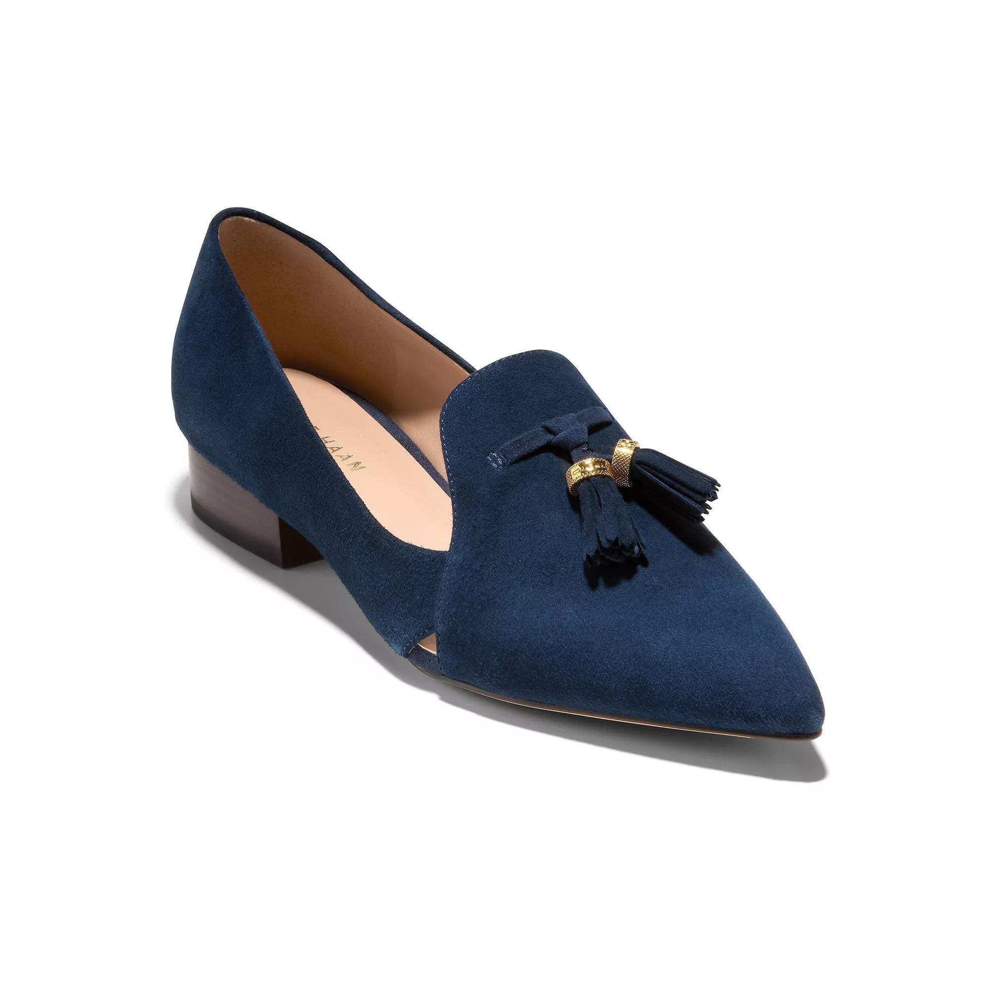 Cole Haan Vanya Women's Tassel Loafers, Size: 9.5, Blue Blazer Product Image