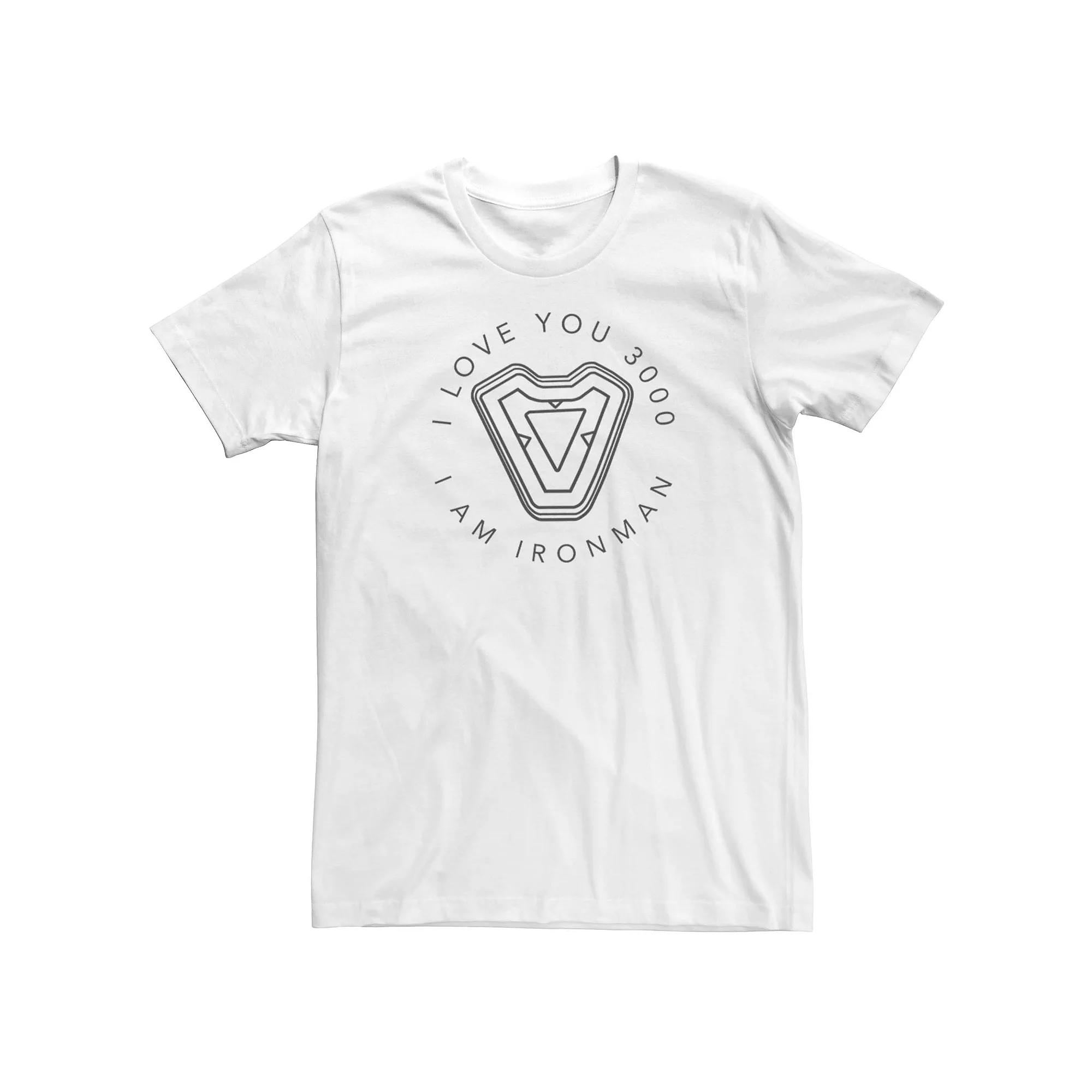 Men's Marvel Iron Man's Heart Tee,  Product Image