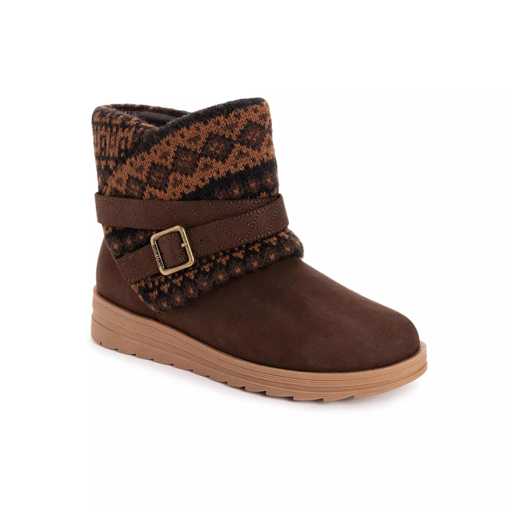 MUK LUKS Naomi Women's Ankle Boot Slippers,  Product Image