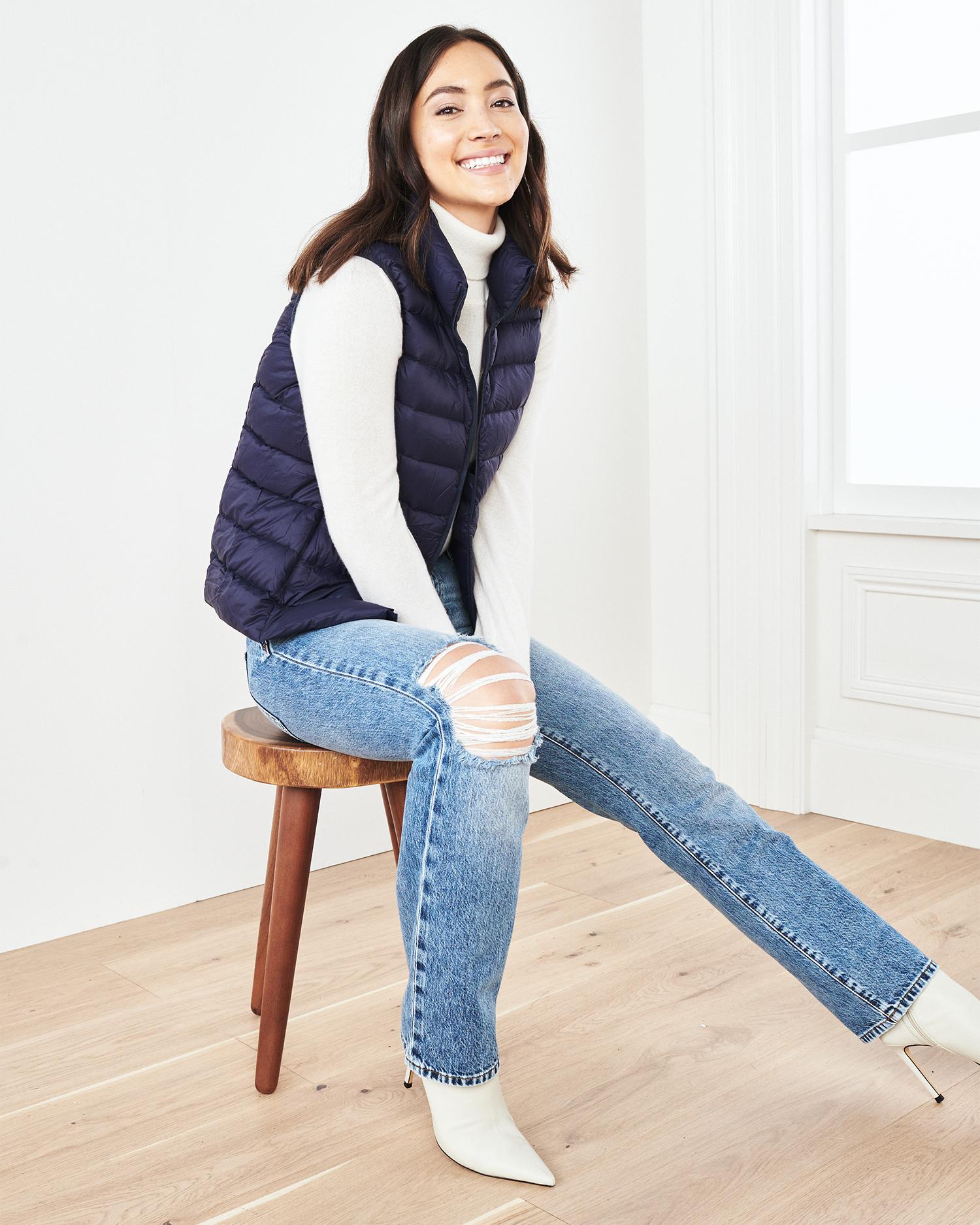 Quince | Women's Down Puffer Vest Size XL | Women's Lightweight Puffer Vest, Nylon Product Image