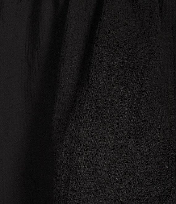 Buru Teagan Tiered Ruffle Full Length Side Seam Pocket A-Line Skirt Product Image