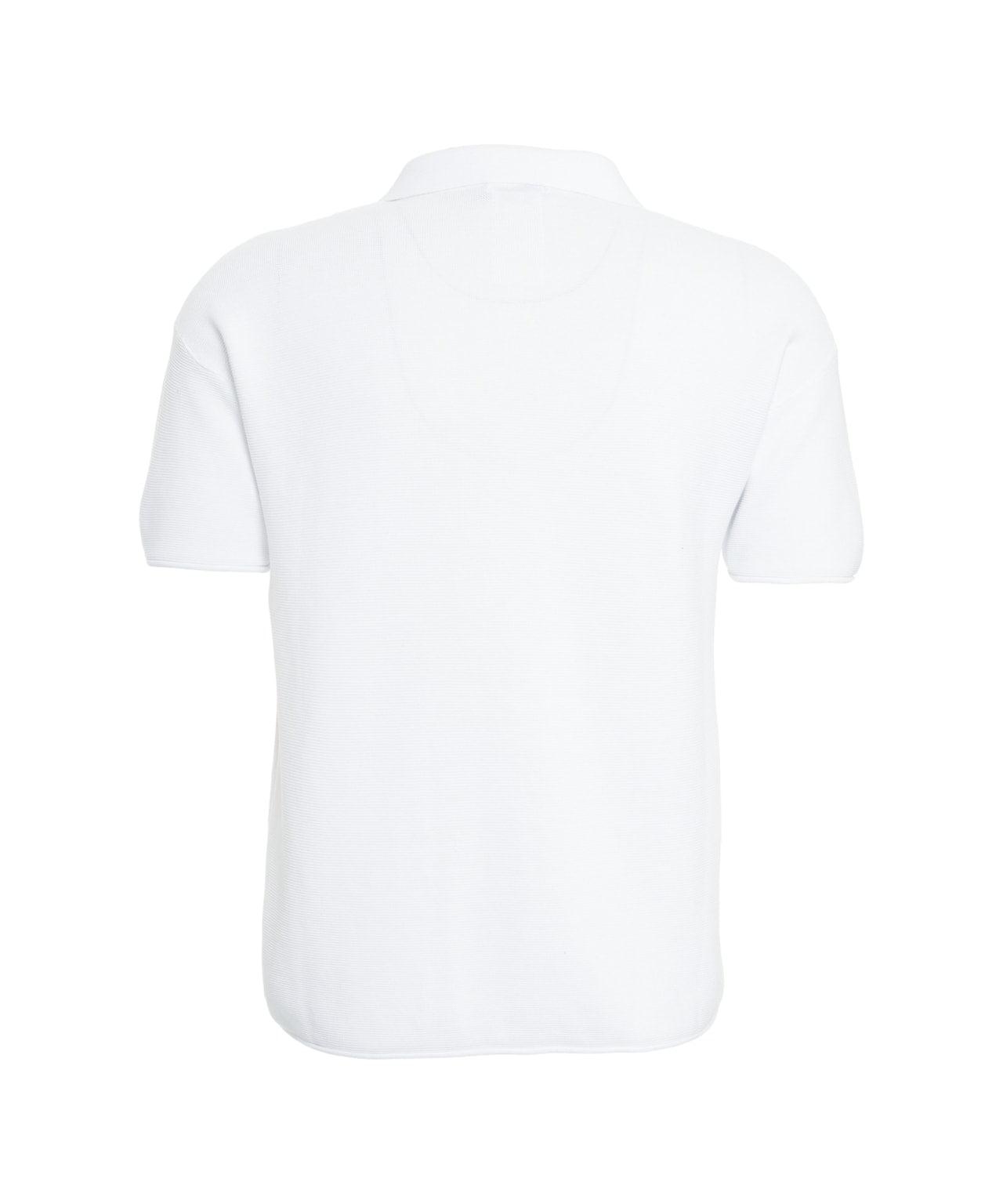 Knit polo shirt Product Image