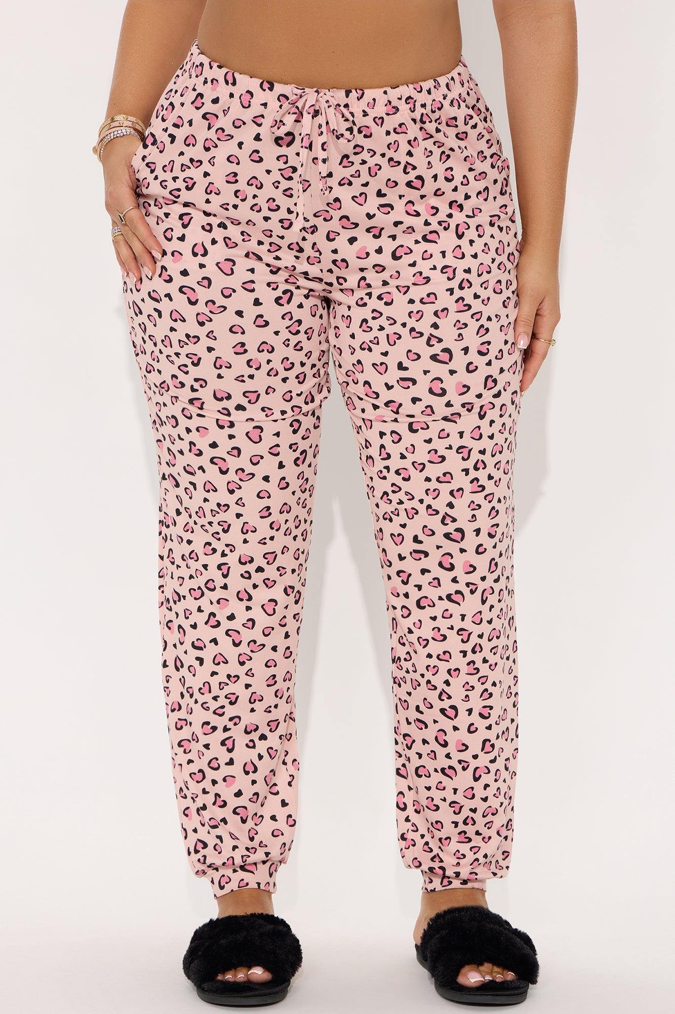 A Wild Night PJ Joggers - Leopard Product Image