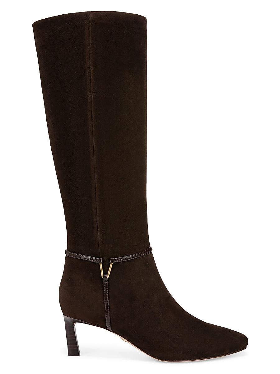 Womens Kenzie Suede High-Shaft Wide-Calf Boots Product Image
