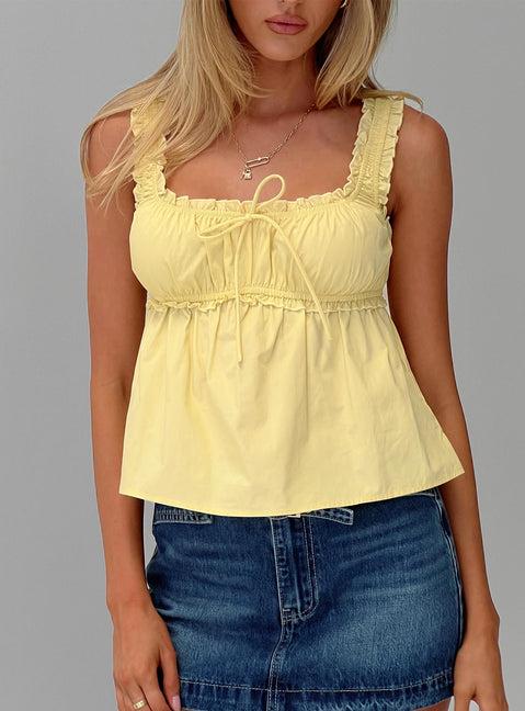 Thalira Top Yellow Product Image