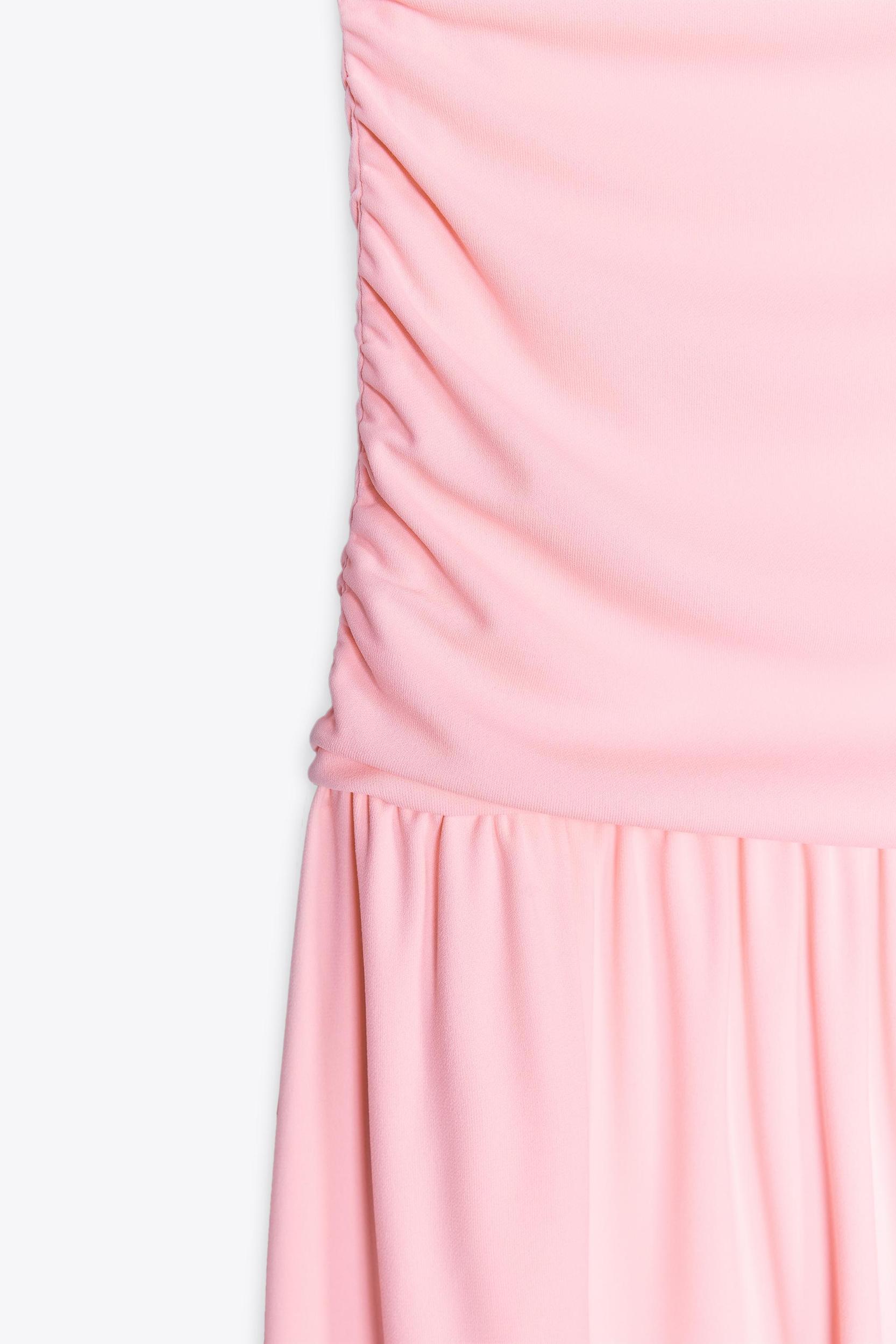 RUCHED STRAPLESS DRESS Product Image