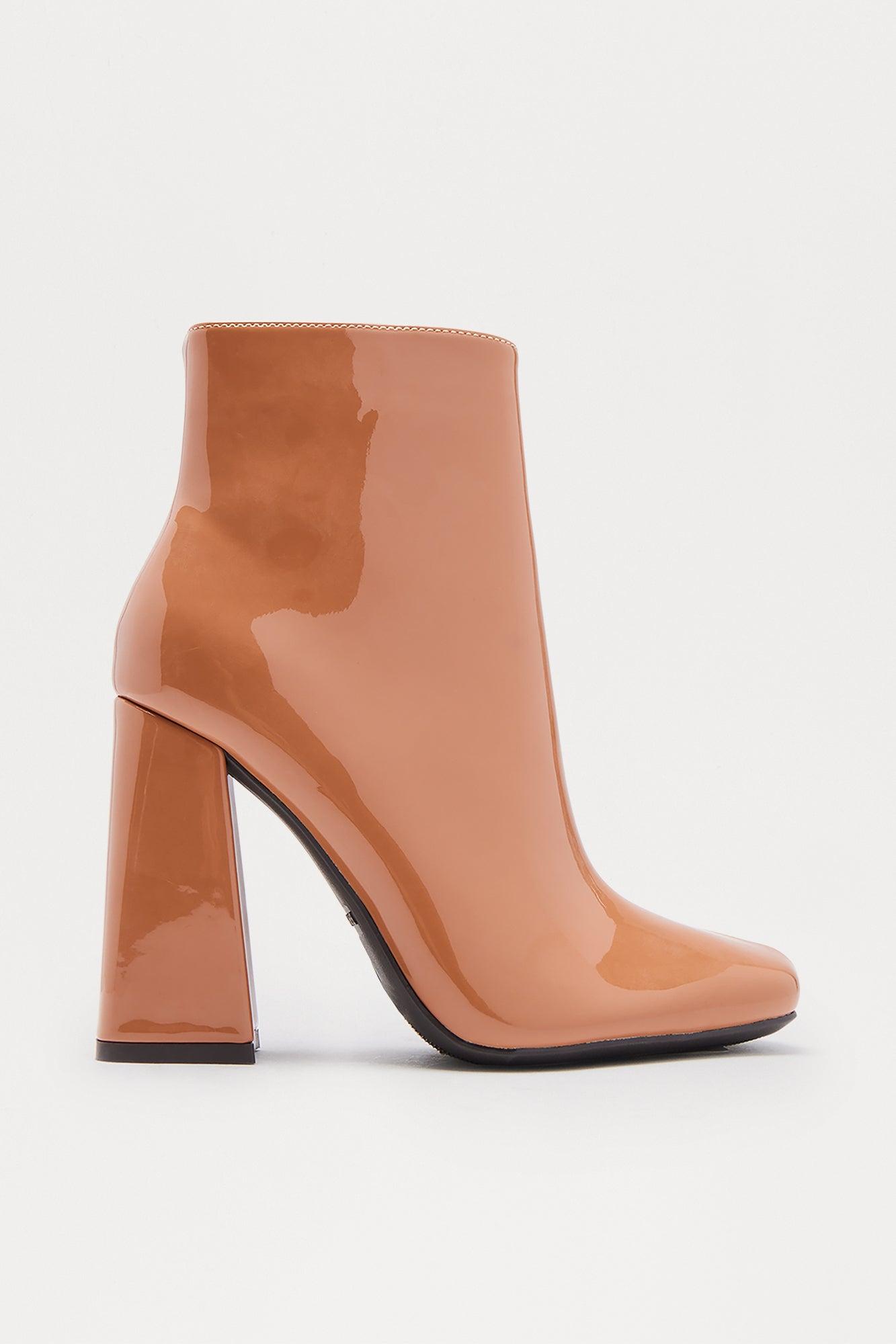 Jonas Block Heel Booties - Camel Female Product Image