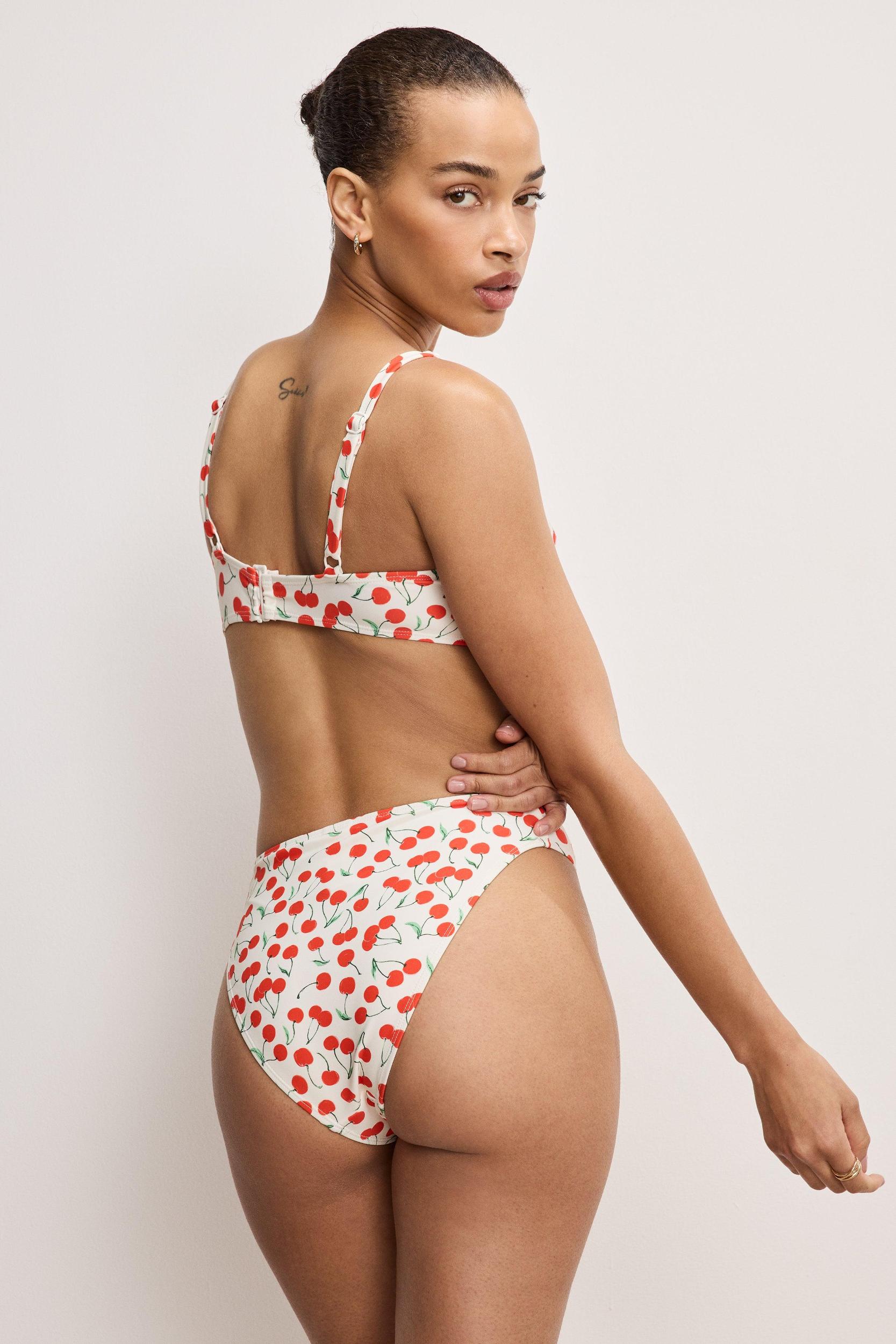 BALCONETTE BIKINI TOP | SNOW CHERRIES 04 Product Image