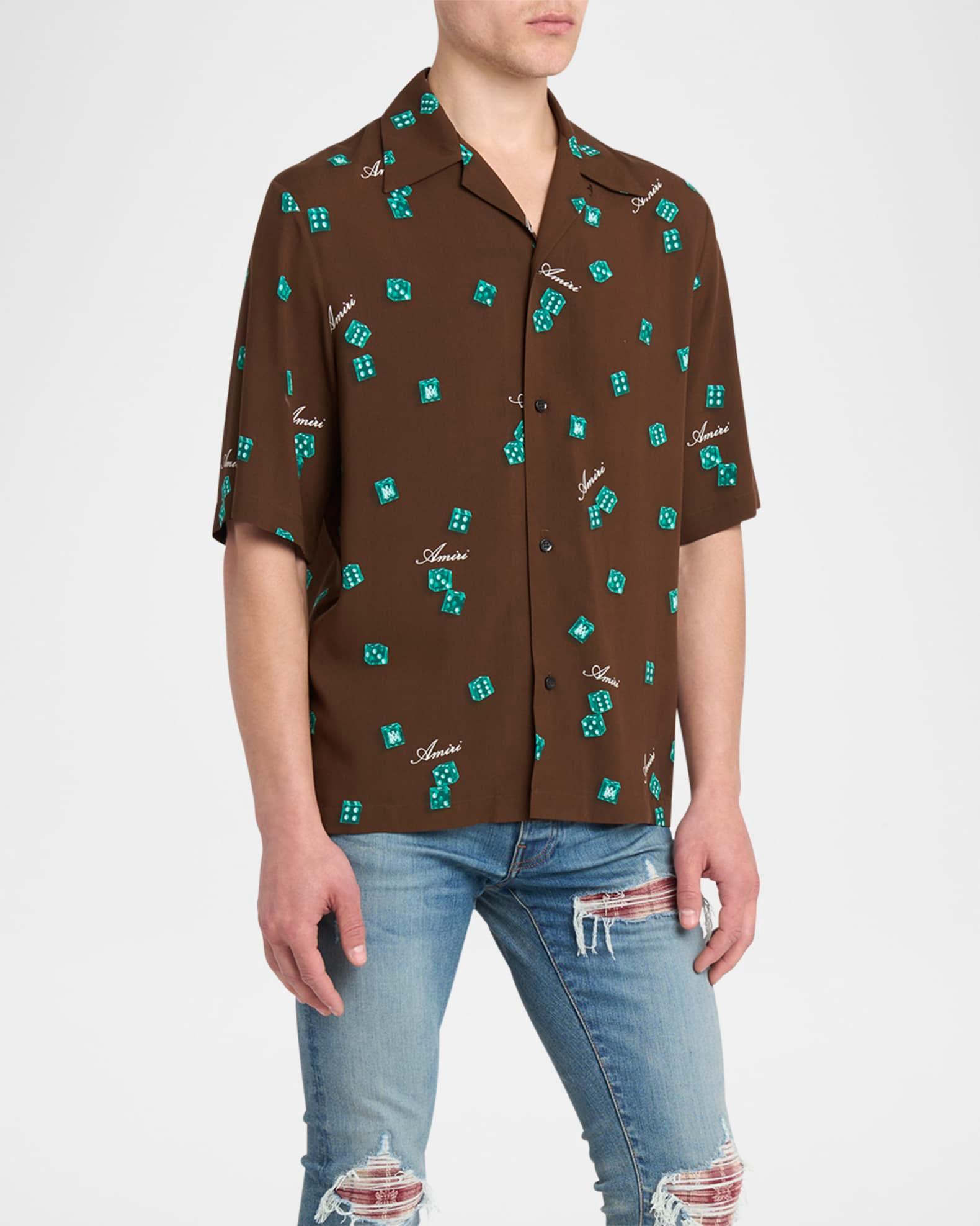 Men's Silk Dice Bowling Shirt Product Image