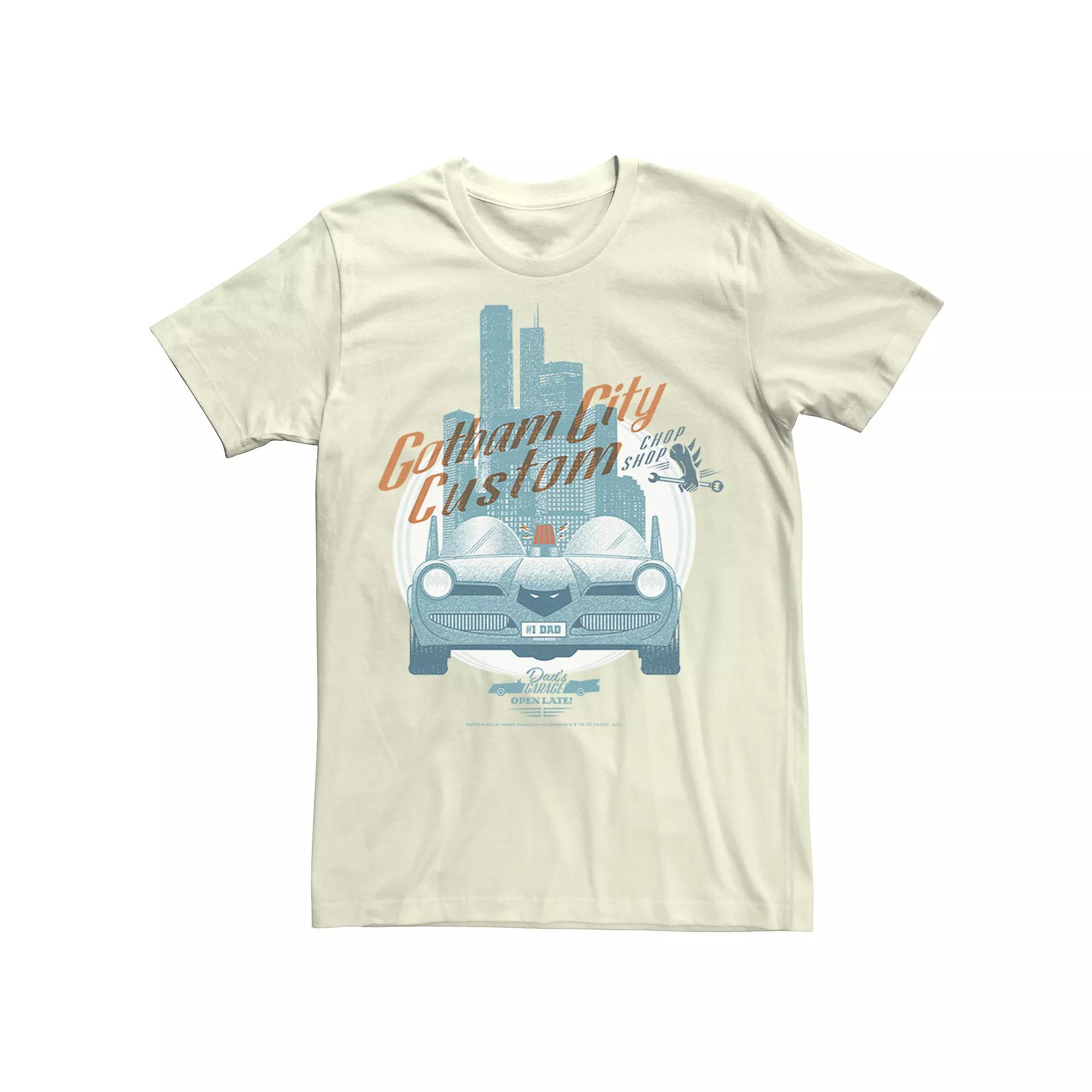 Men's DC Comics Gotham City Customs Shop Poster Tee,  Product Image