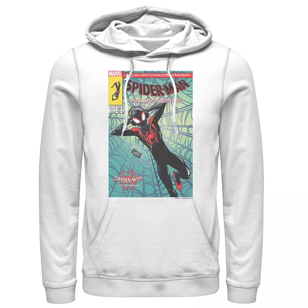 Men's Marvel Spiderverse Collectors Comic Cover Graphic Hoodie,  Product Image