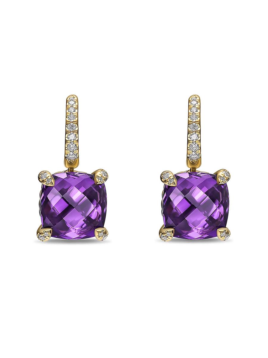 Womens Chatelaine Drop Earrings in 18K Yellow Gold Product Image