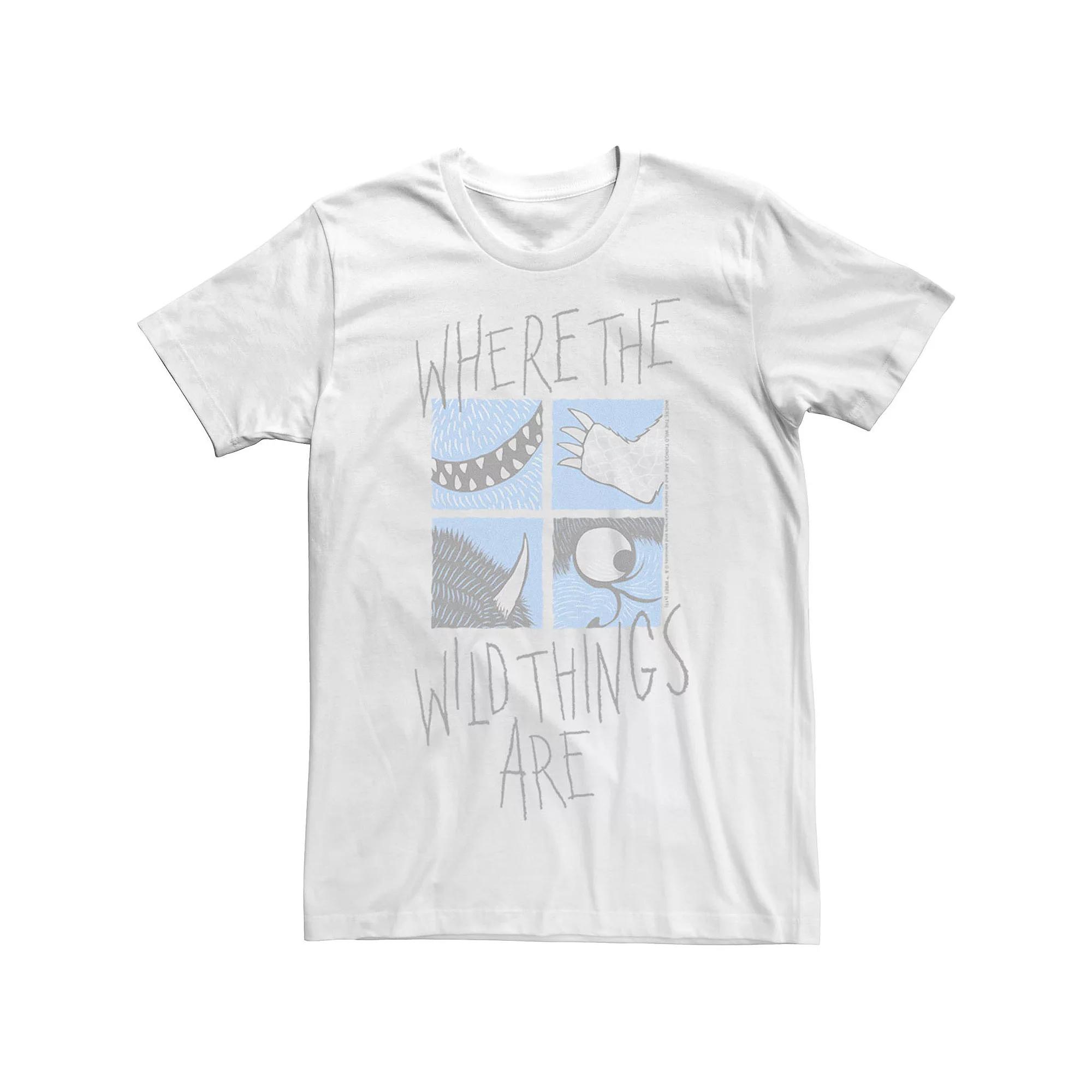 Men's Where The Wild Things Are Wildmonsters Boxup Poster Tee,  Product Image