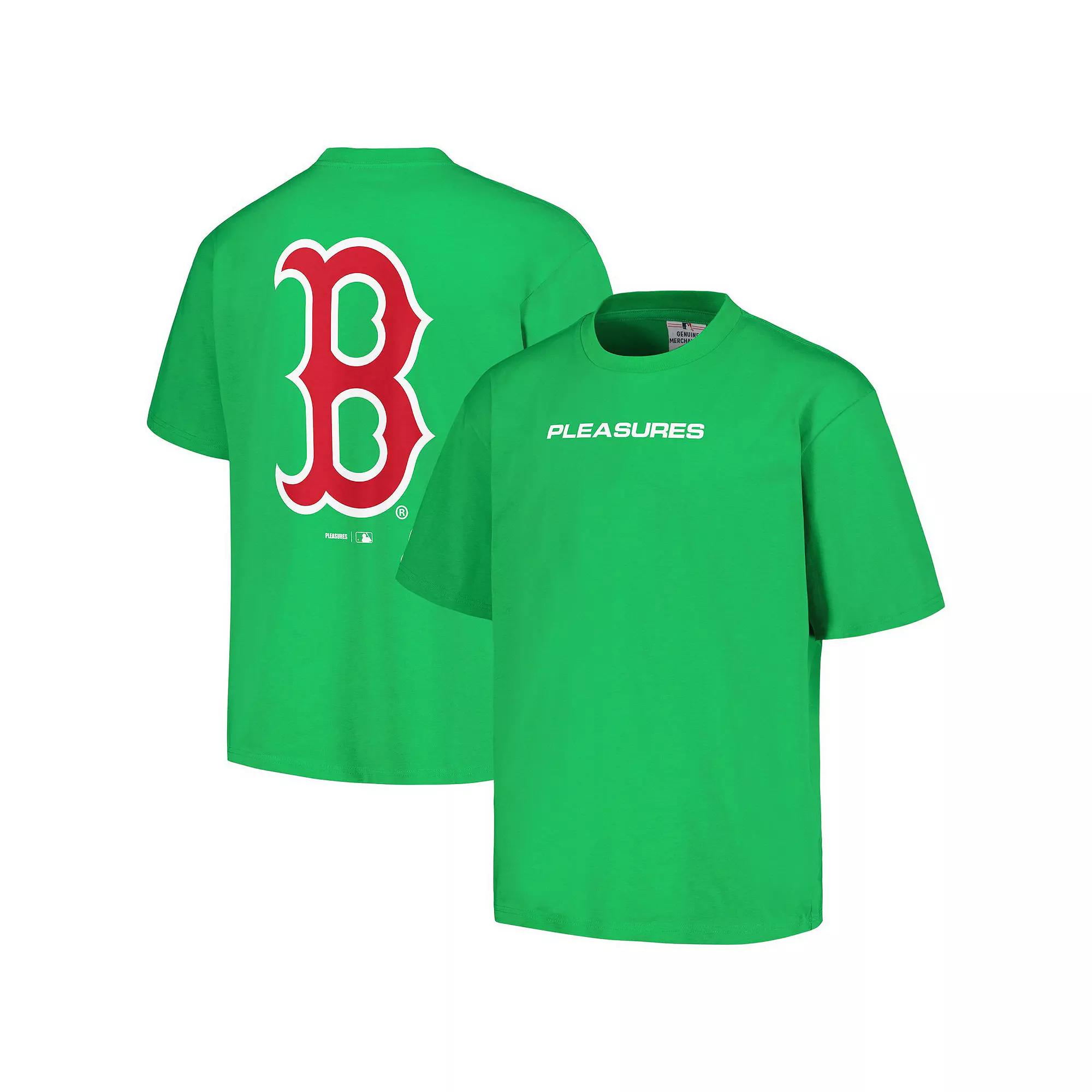 Men's PLEASURES Green Boston Red Sox Ballpark T-Shirt,  Product Image