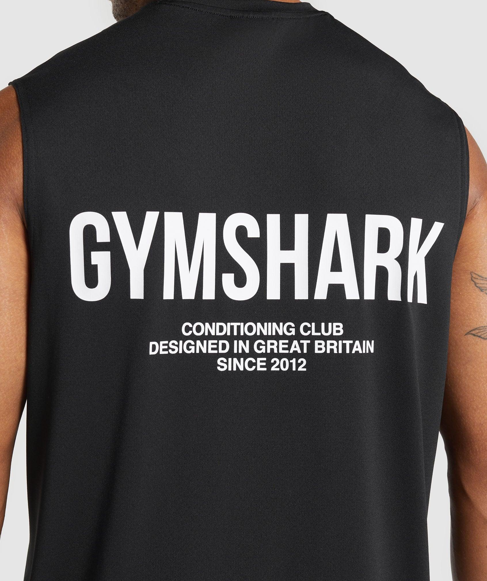 Gymshark Conditioning Club Tank - Black Male Product Image