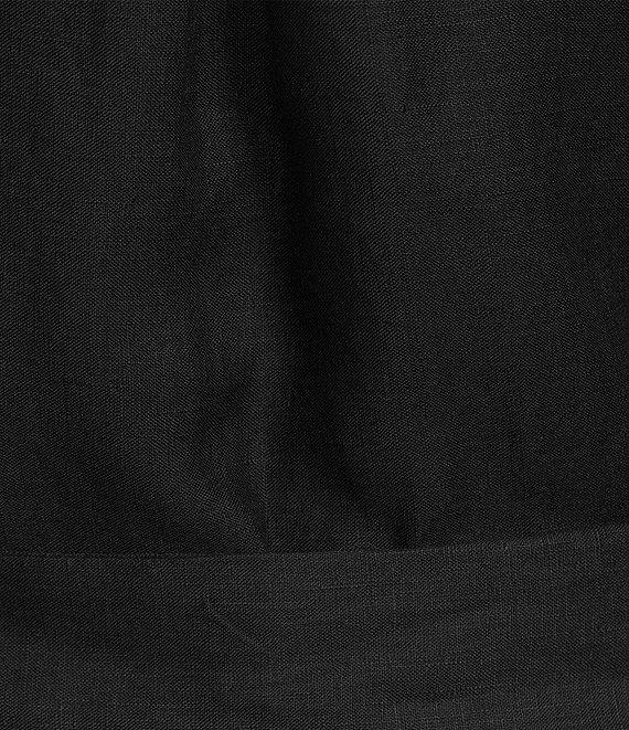 Tommy Bahama Coastalina Solid Cross Dyed Linen Plain Weave Point Collared Popover Midi Dress Product Image