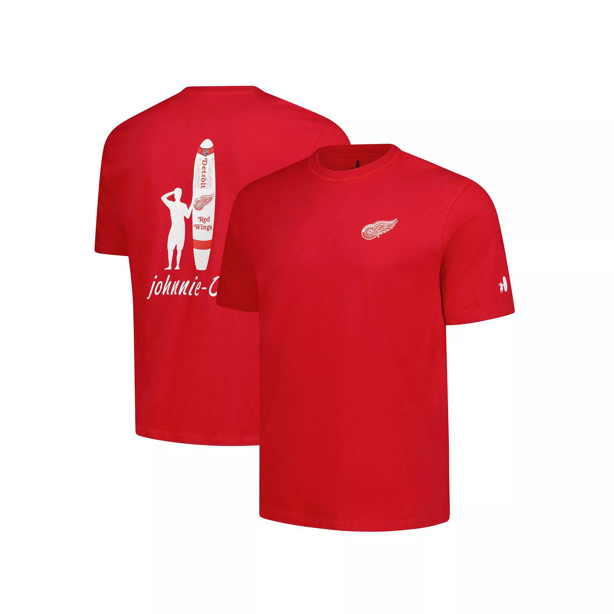 Men's johnnie-O Red Detroit Red Wings Heathered Spencer T-Shirt,  Product Image