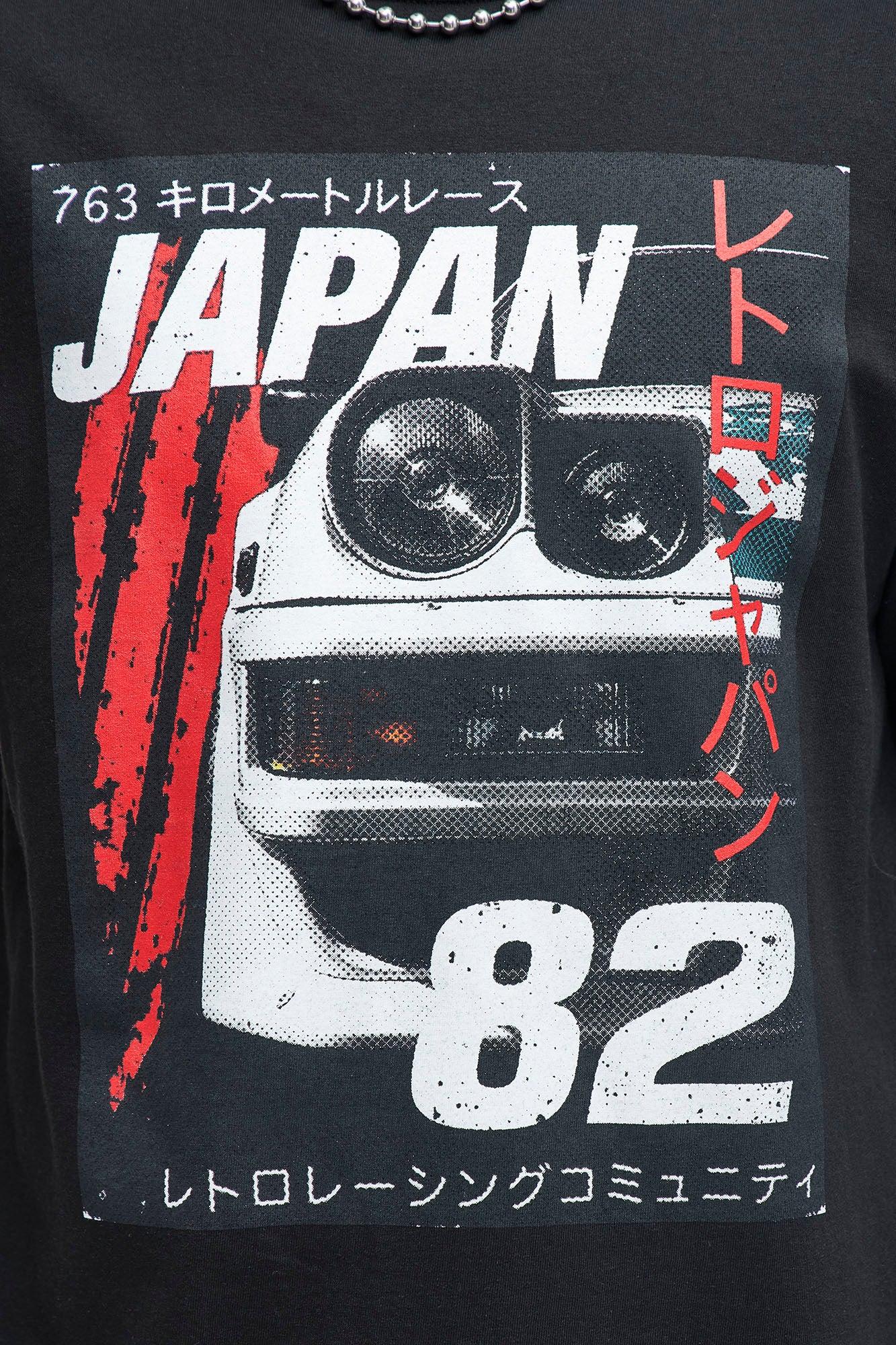 Japan Racing Short Sleeve Tee - Black Product Image