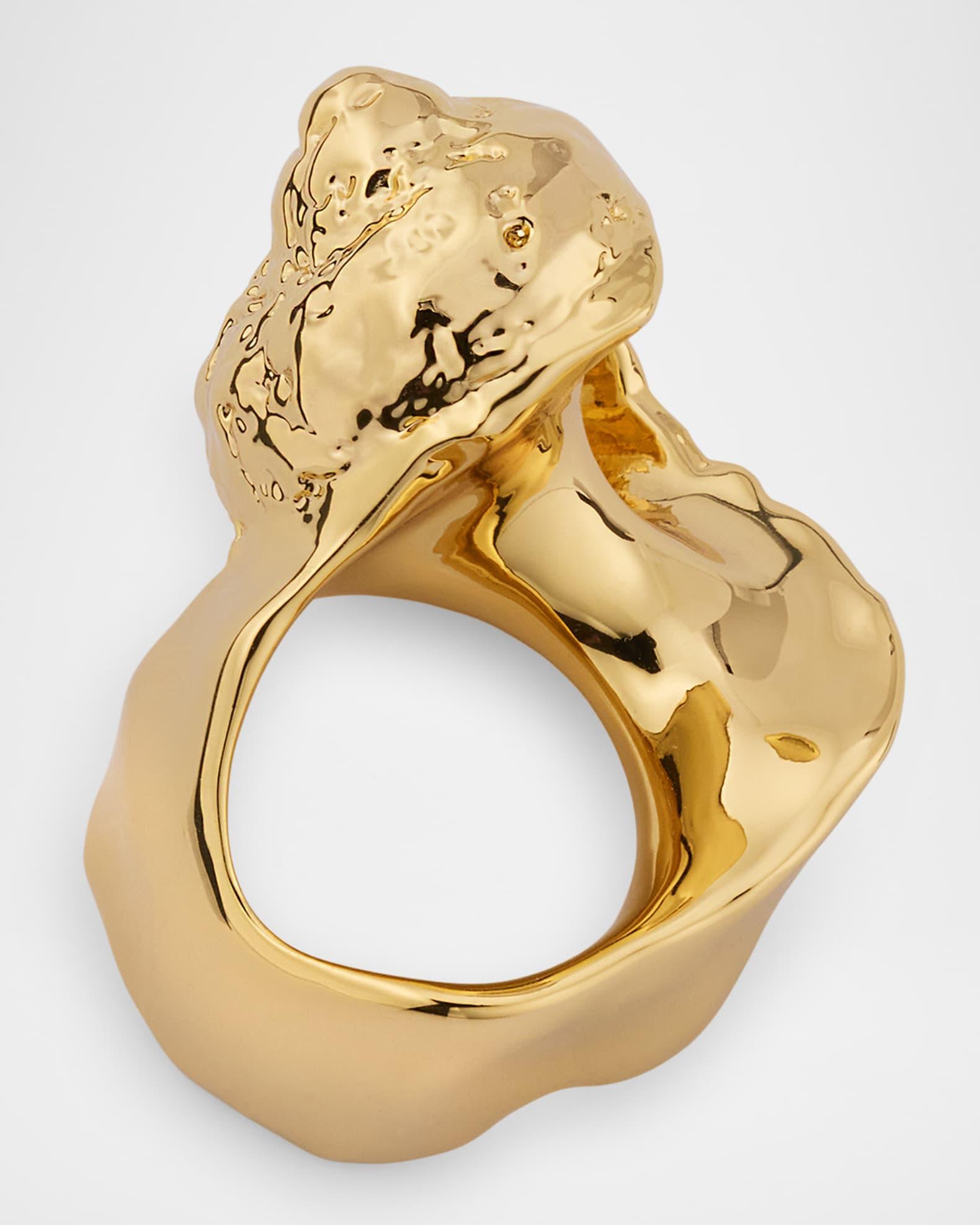 Gold Plated Shell Ring Product Image