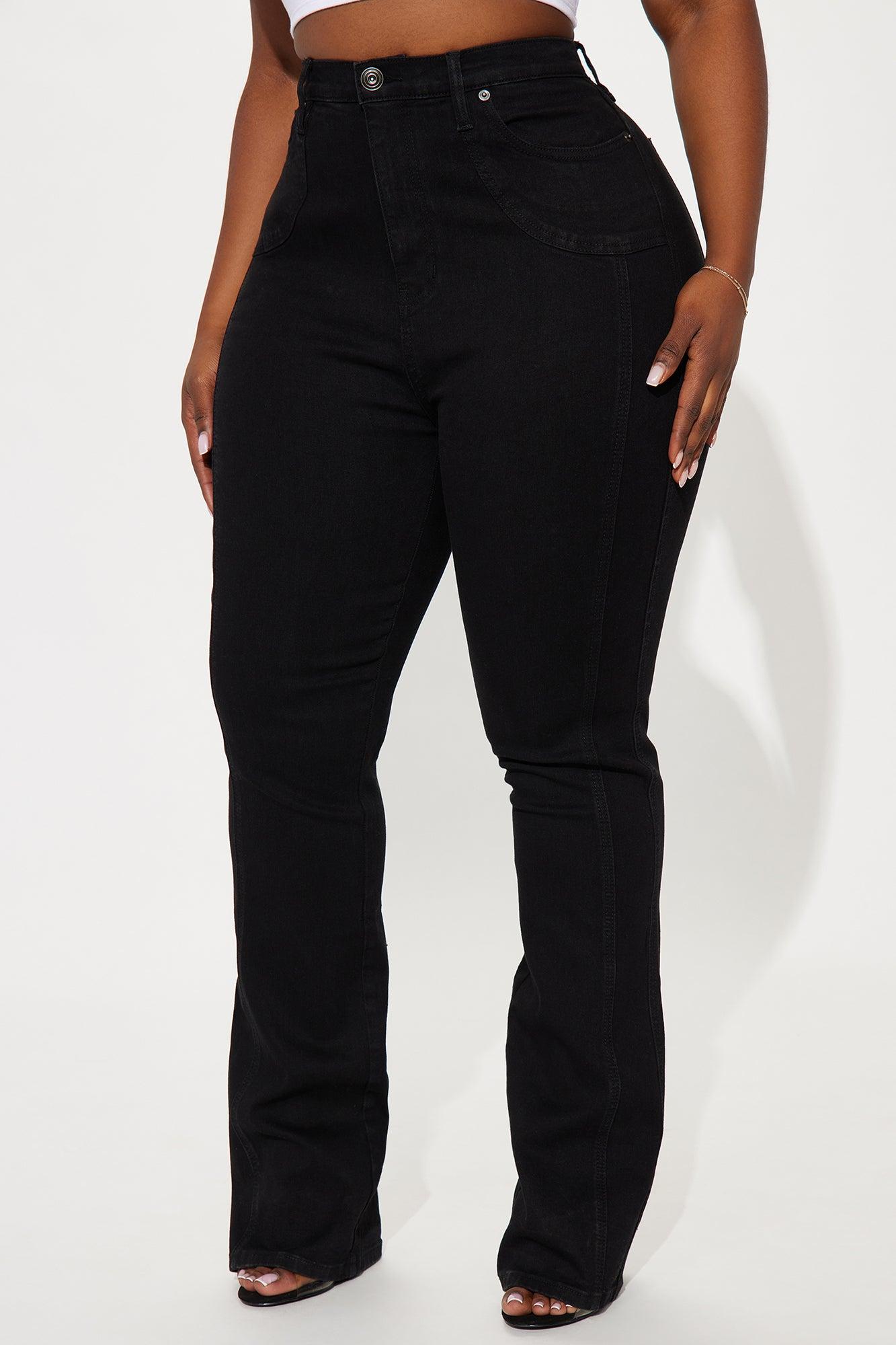 Fawcett Stretch Bootcut Jeans - Black Product Image