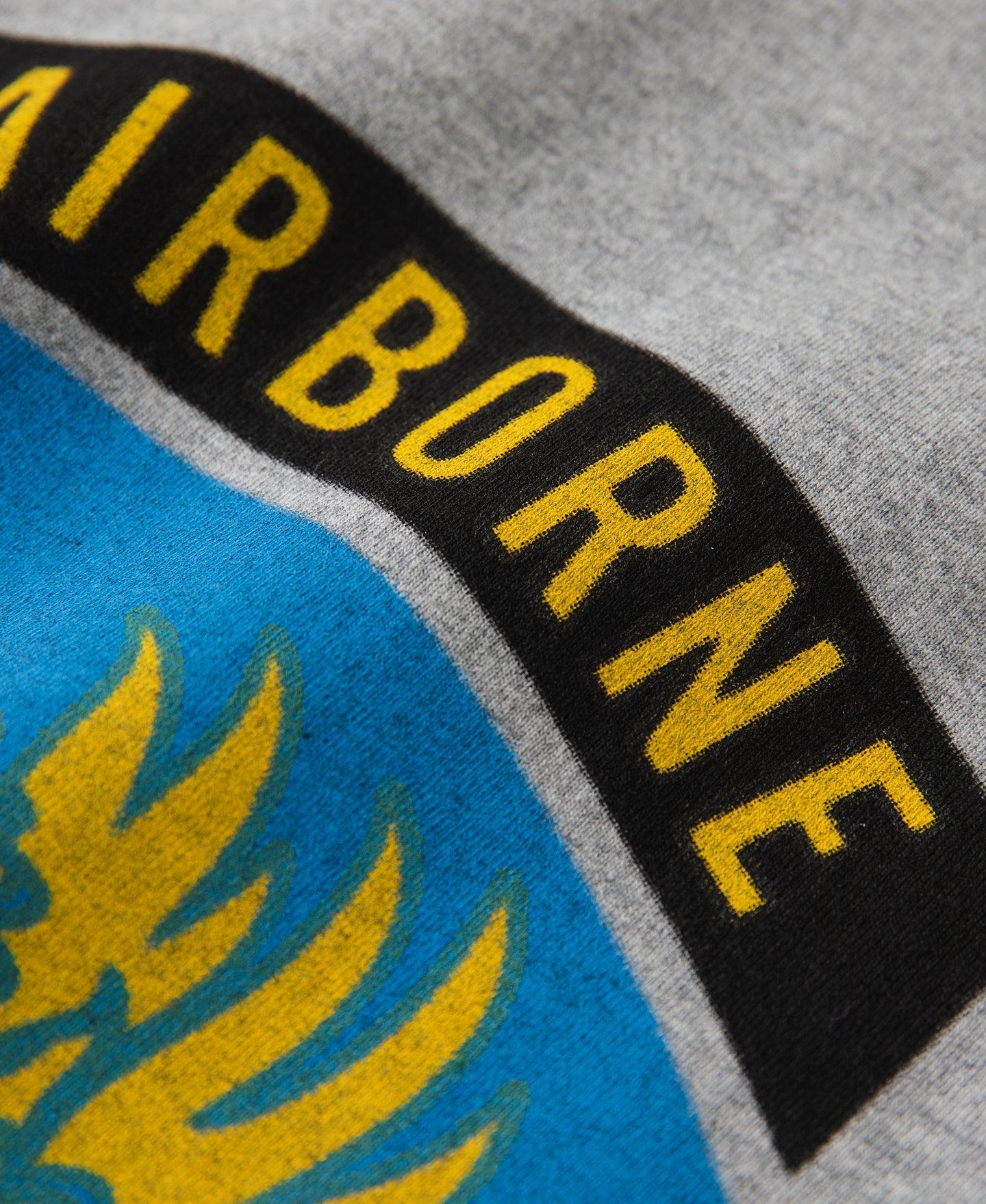 1943 WWII US Airborne Lucky 13 T-Shirt - Gray Product Image