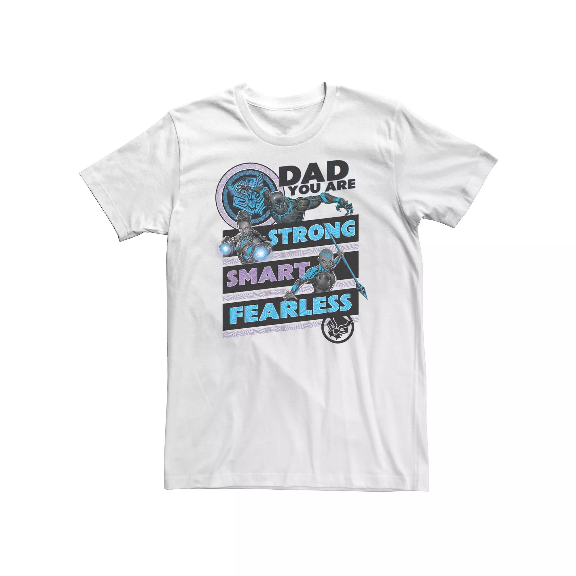 Big & Tall Marvel Black Panther Dad You Are Tee, Men's,  Product Image